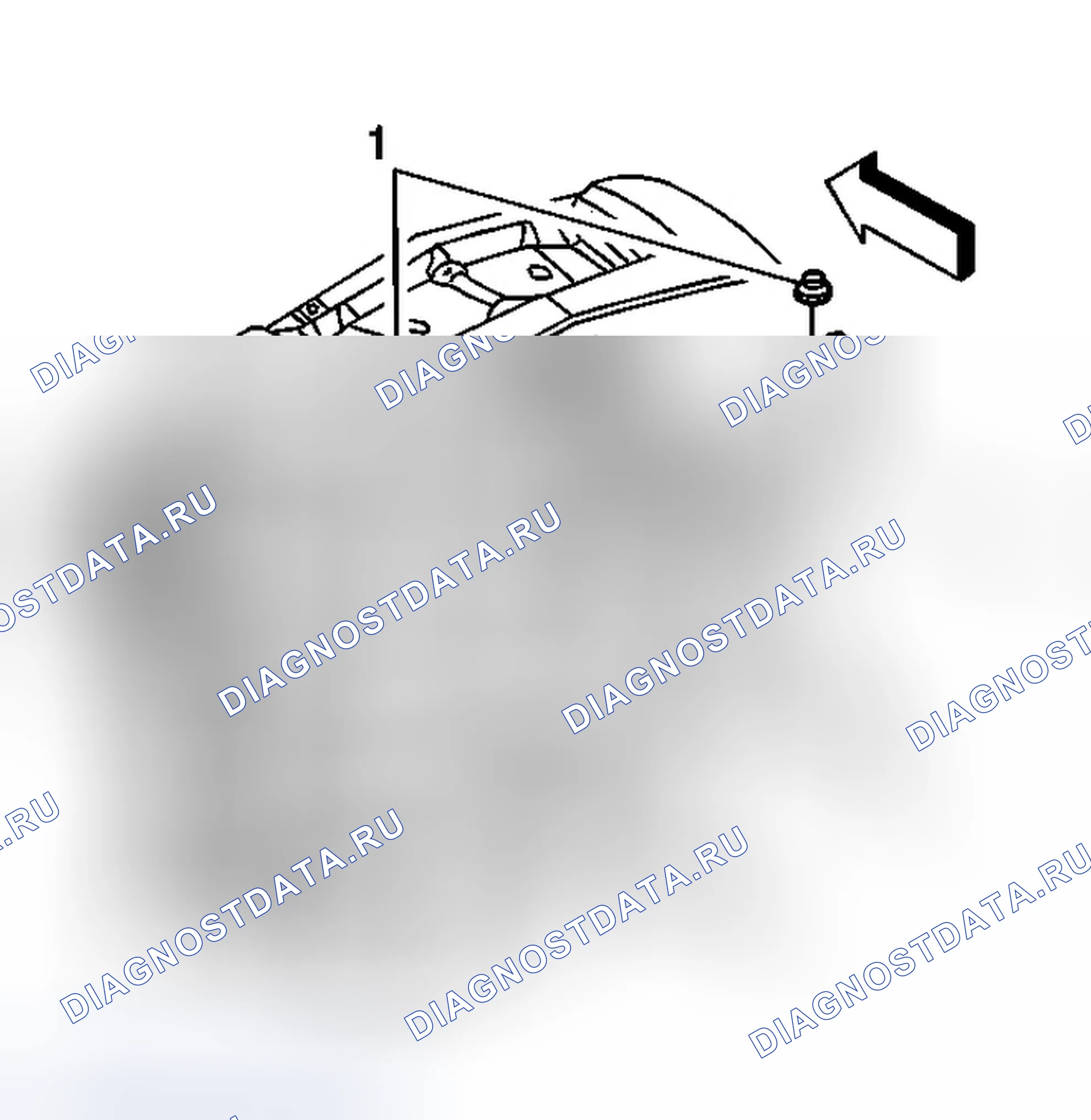 Рис. 16: Порядок демонтажа. Cadillac CTS I