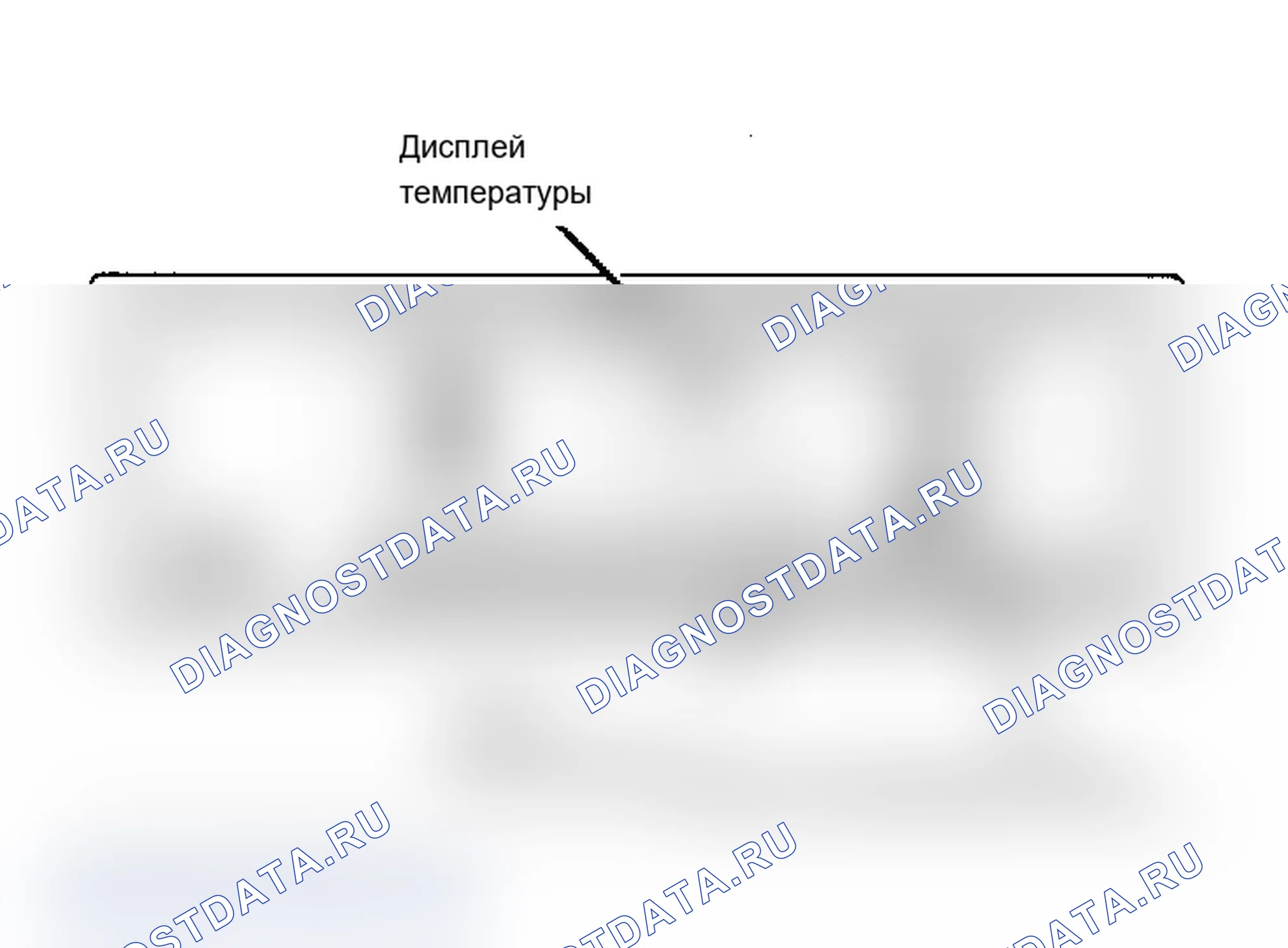 Рис. 1: ПАНЕЛЬ УПРАВЛЕНИЯ кондиционер-отопитель. Audi 5000 CS 