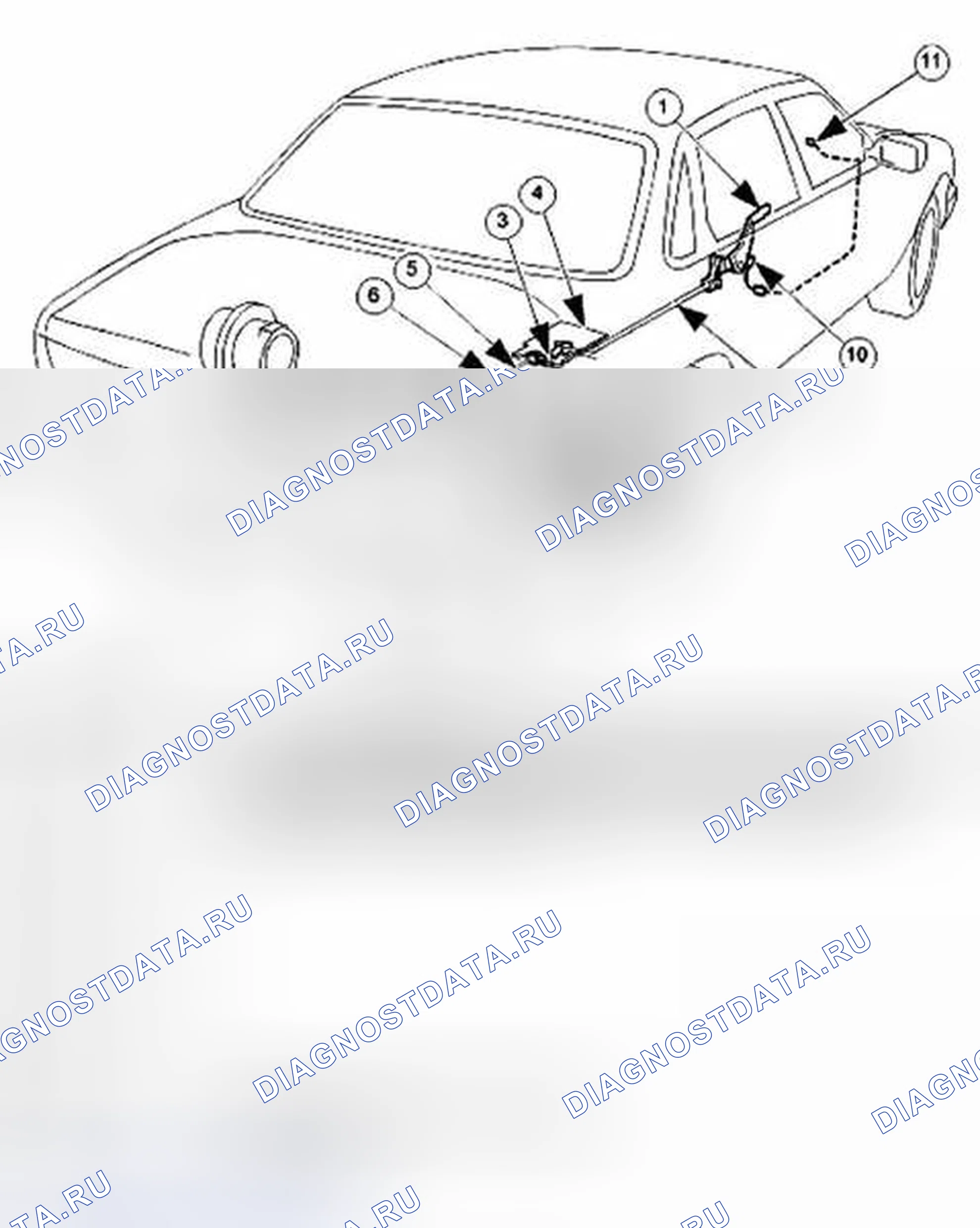 Рис. 5: Стояночный тормоз. Jaguar XJ II