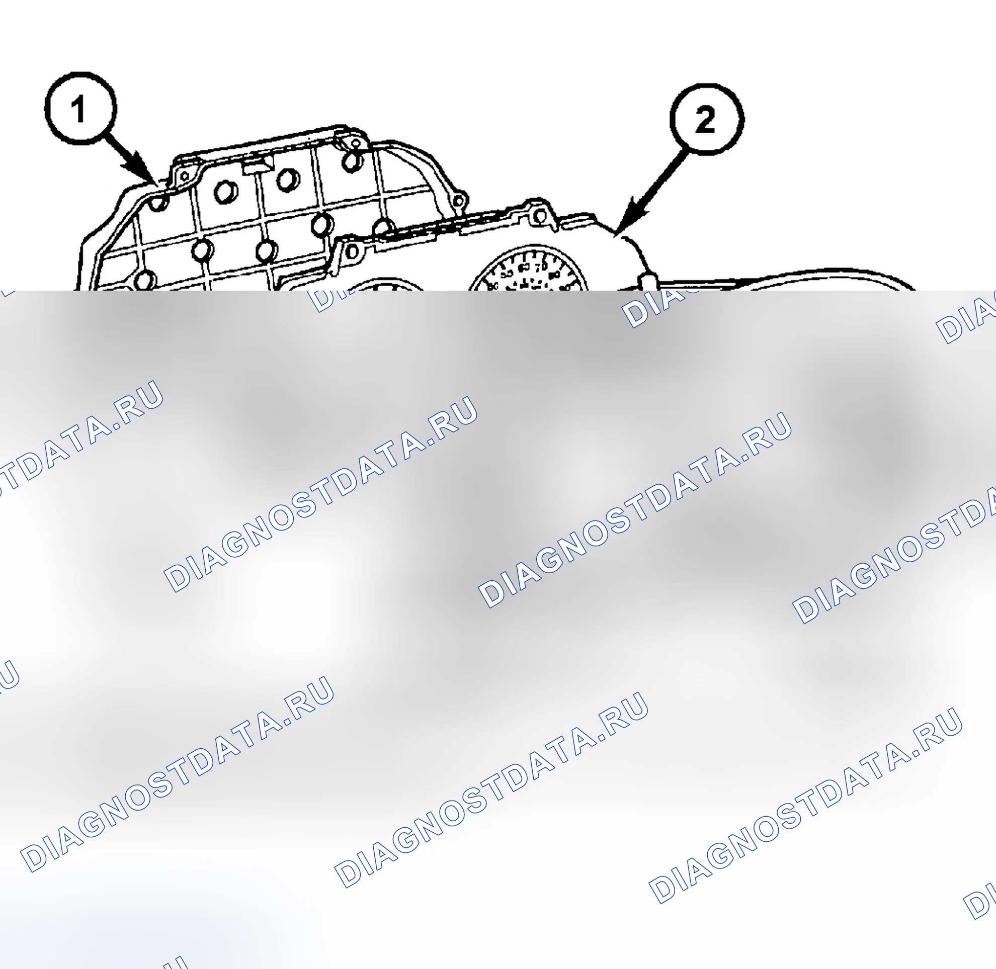 Рис. 37: КЛАСТЕРНАЯ ЛИНЗА, КАПЮШОН И МАСКА. Jeep Liberty I