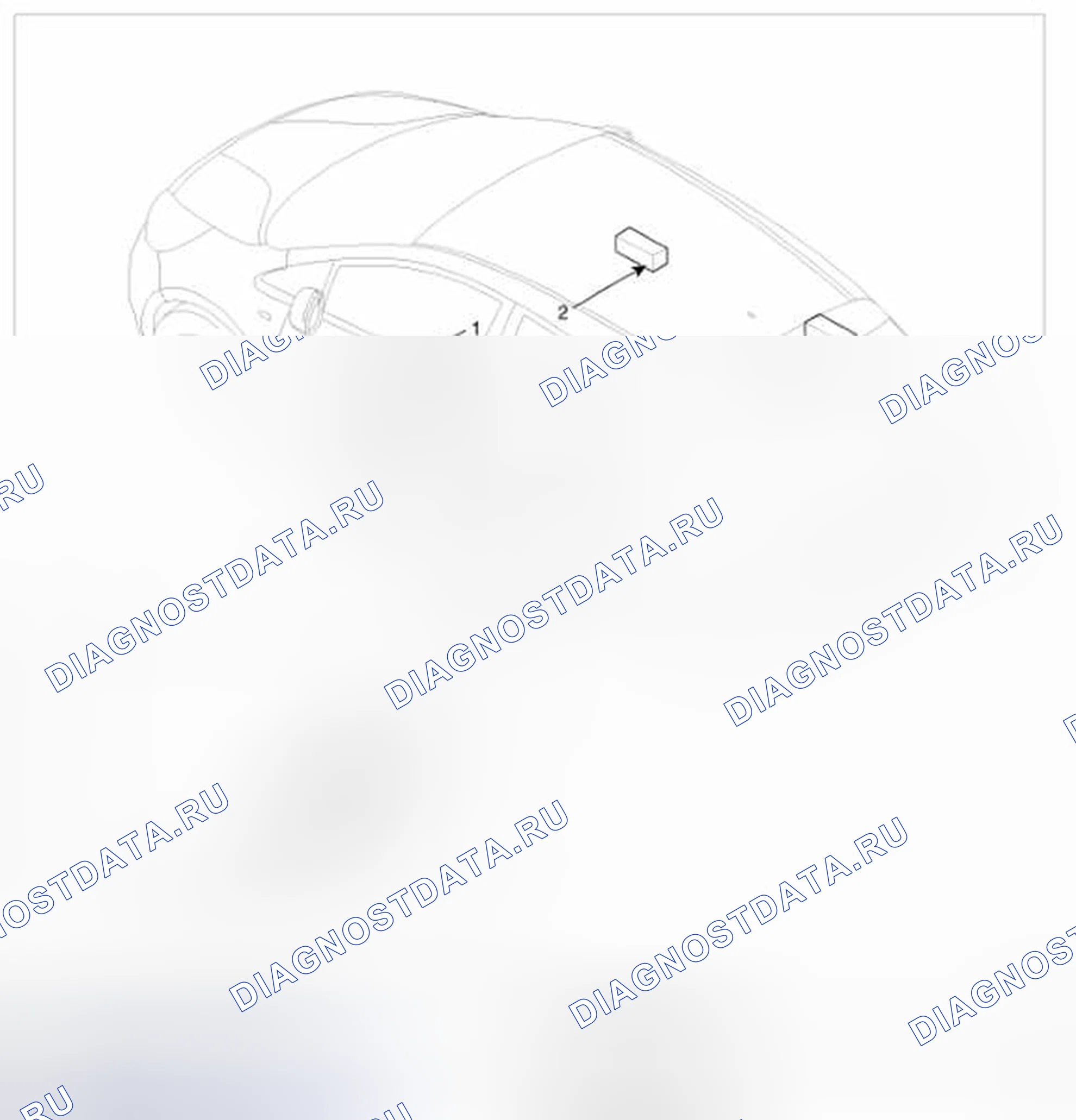 Рис. 1: Расположение компонентов. BMW 6 серия F06/F13/F12