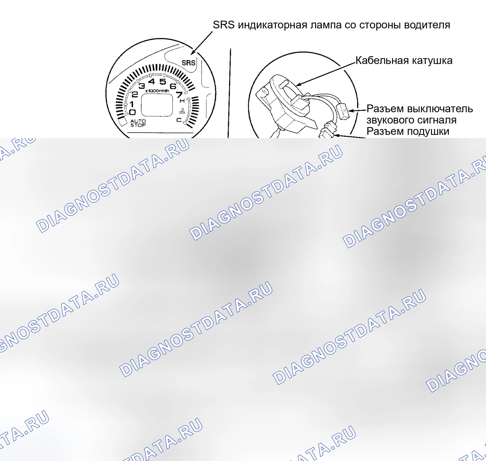 Рис. 16: РАСПОЛОЖЕНИЕ КОМПОНЕНТОВ. Honda Insight ZE1