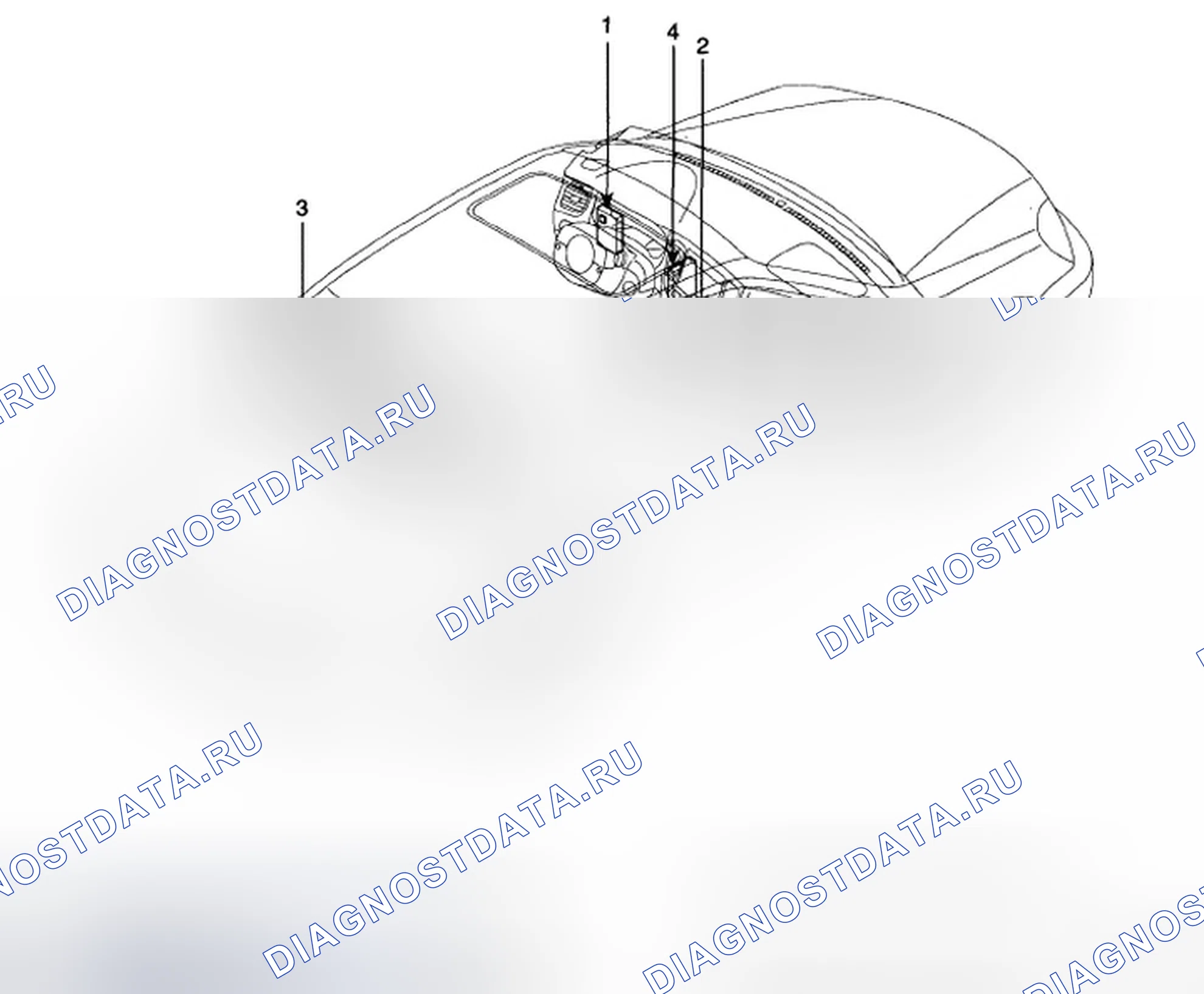Рис. 1: РАСПОЛОЖЕНИЕ КОМПОНЕНТОВ. Hyundai Accent III