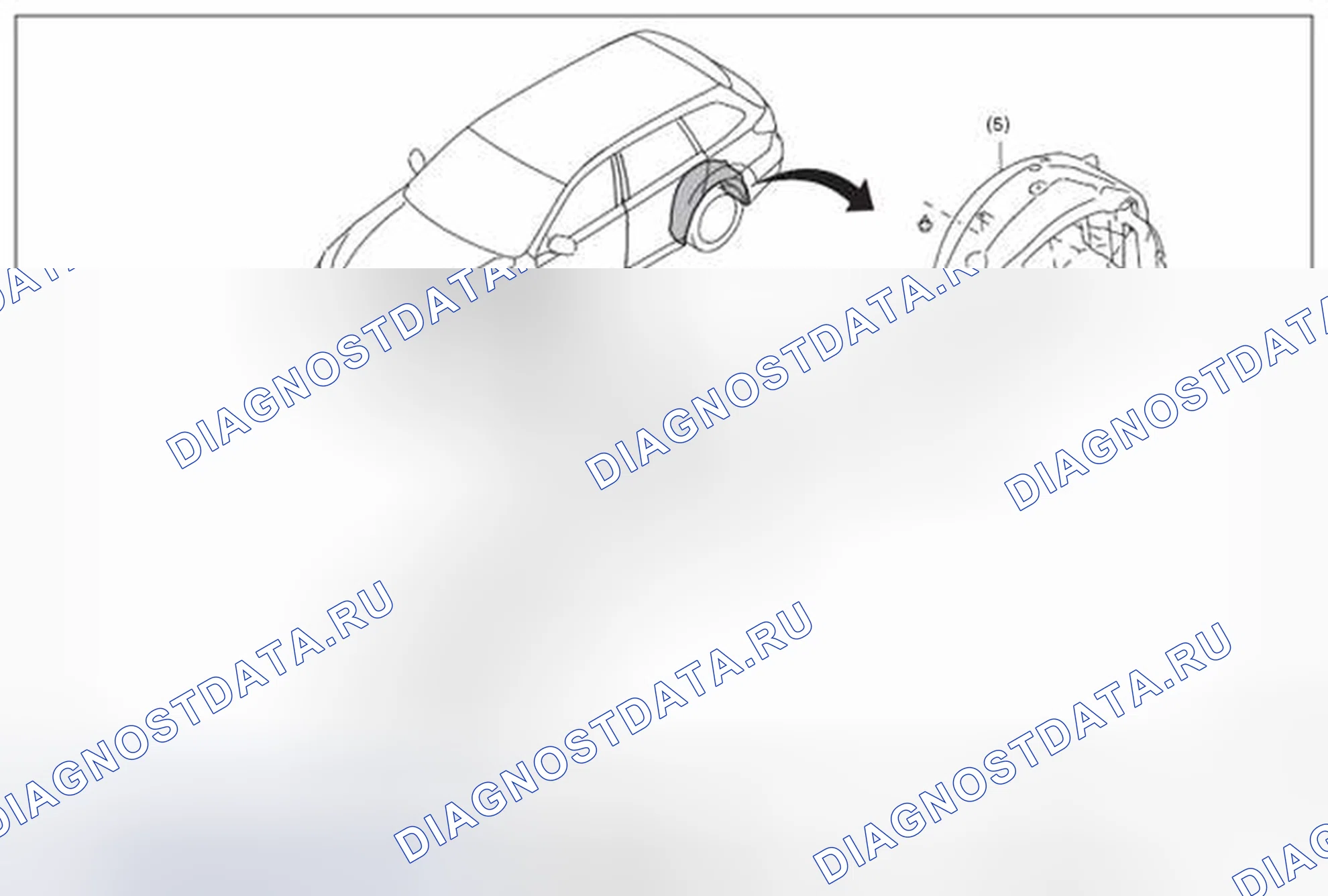 Рис. 22: ЗАЩИТА ОТ БУРОВОГО РАСТВОРА. Subaru Outback BR рестайлинг