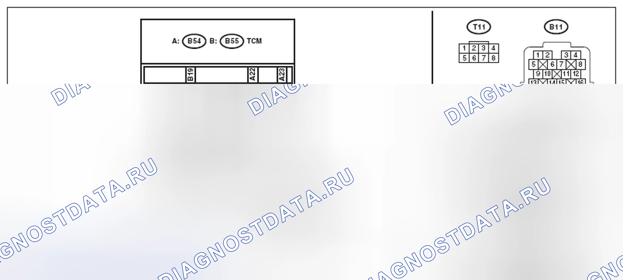 Рис. 785: электросхема. Subaru Legacy BM/BR рестайлинг
