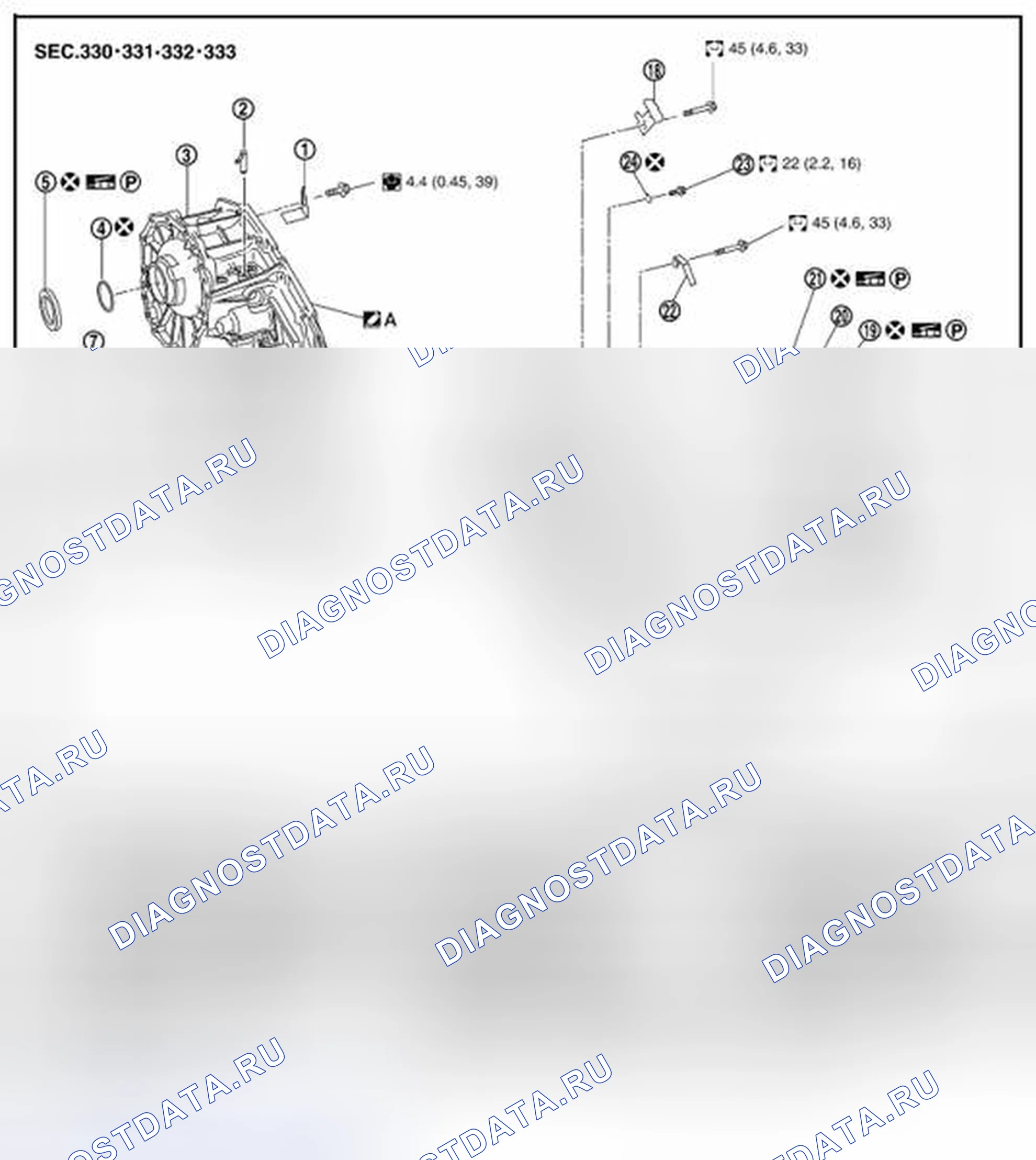 Рис. 471: Расположение компонентов. Nissan Pathfinder III рестайлинг