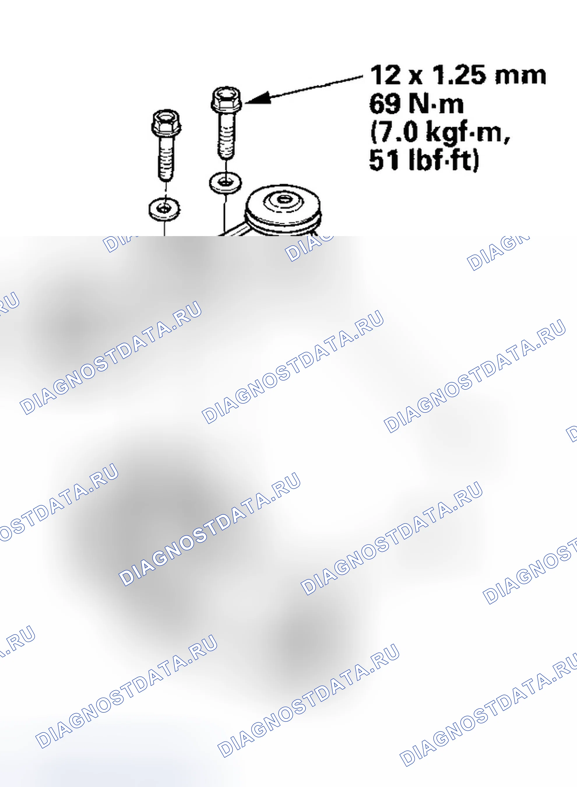 Рис. 48: Дифференциальная установка. Honda Element YH2