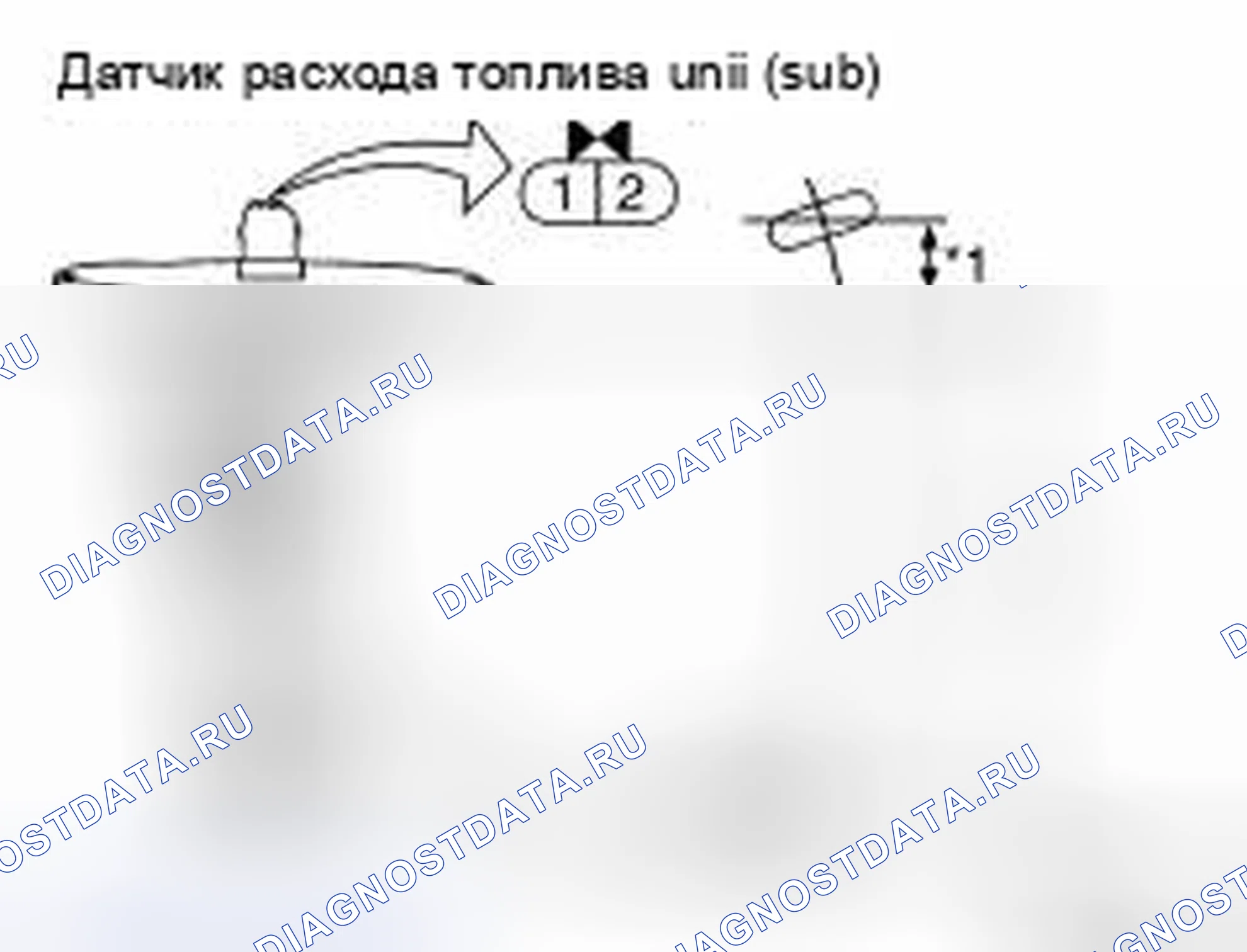 Рис. 25: Проверка сопротивления между клеммами 1 и 2. Nissan 350Z I рестайлинг