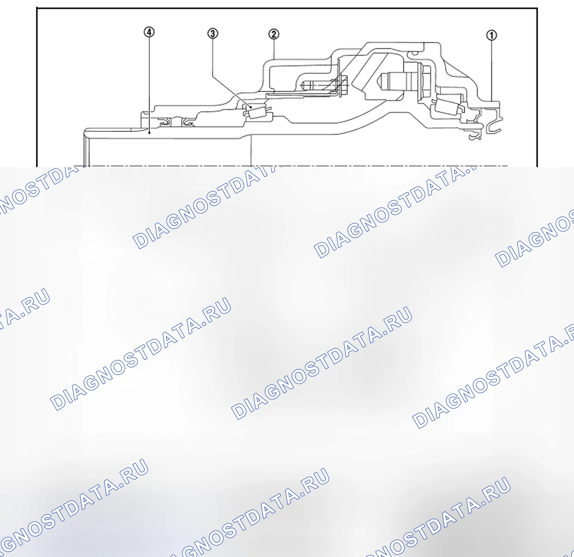 Рис. 46: Разрез. Nissan Pathfinder IV рестайлинг