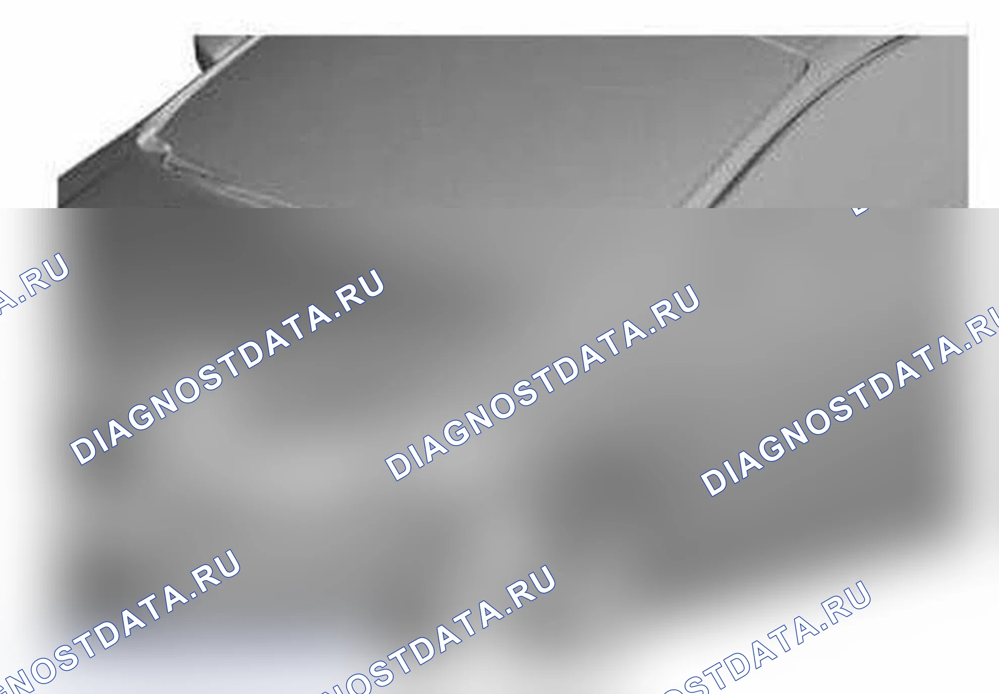 Рис. 380: Внешние пластиковые компоненты - спереди, электромобиль (EV). Ford Focus III