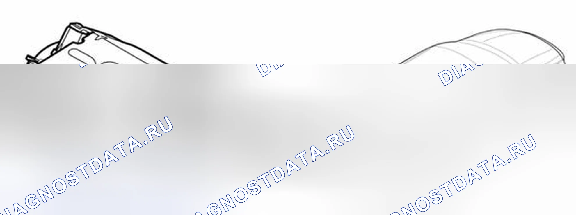 Рис. 722: ЗАДНЯЯ ДВЕРЬ ДВИГАТЕЛЯ ЗАМКА / КРЫШКА БАГАЖНИКА. Volvo XC70 II