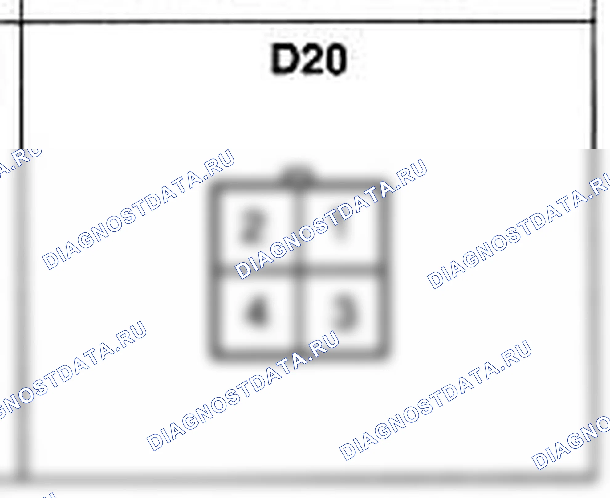 Распиновка разъёма D20 — дверного жгута. Hyundai Atos MX