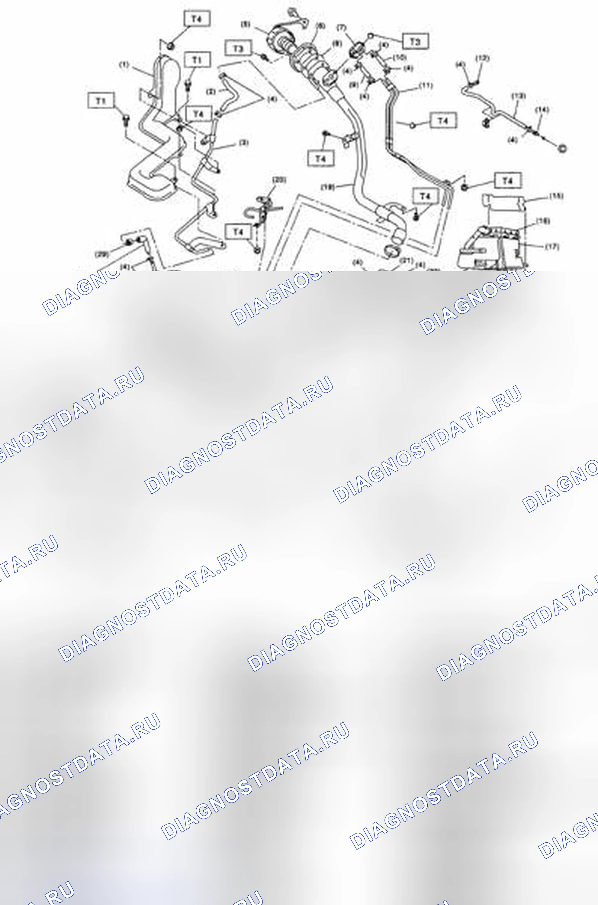 Рис. 339: ТОПЛИВНАЯ МАГИСТРАЛЬ. Subaru Outback BP рестайлинг