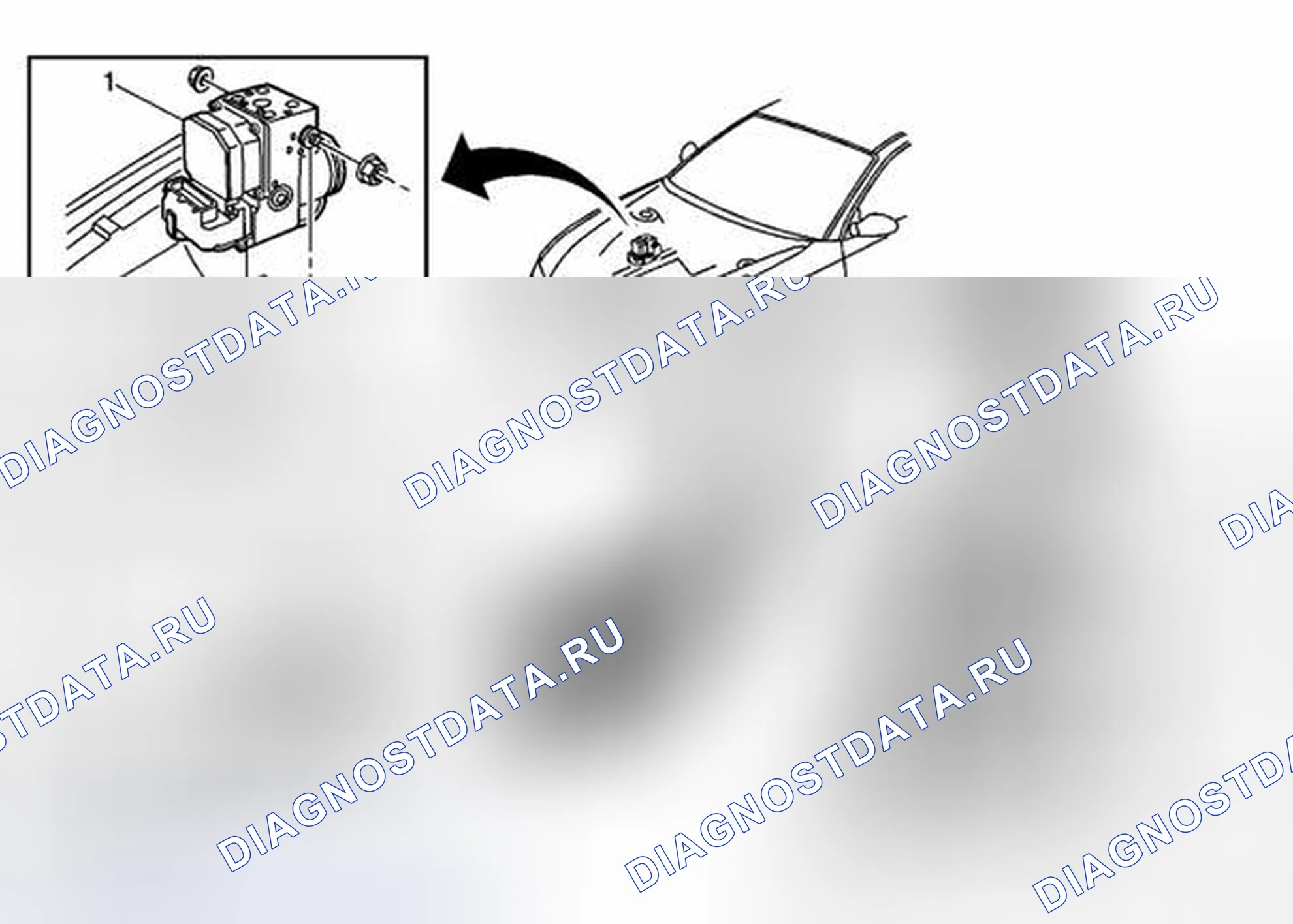 Рис. 5: Виды компонентов ABS. Hyundai XG I рестайлинг