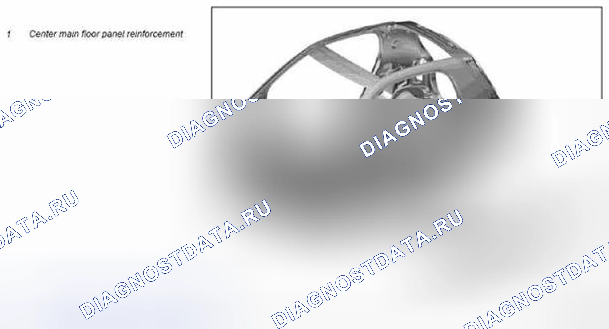 Рис. 637: Заменить армирование центральной основной панели перекрытия - AR63.40-P-1110MCC. Kia Soul I