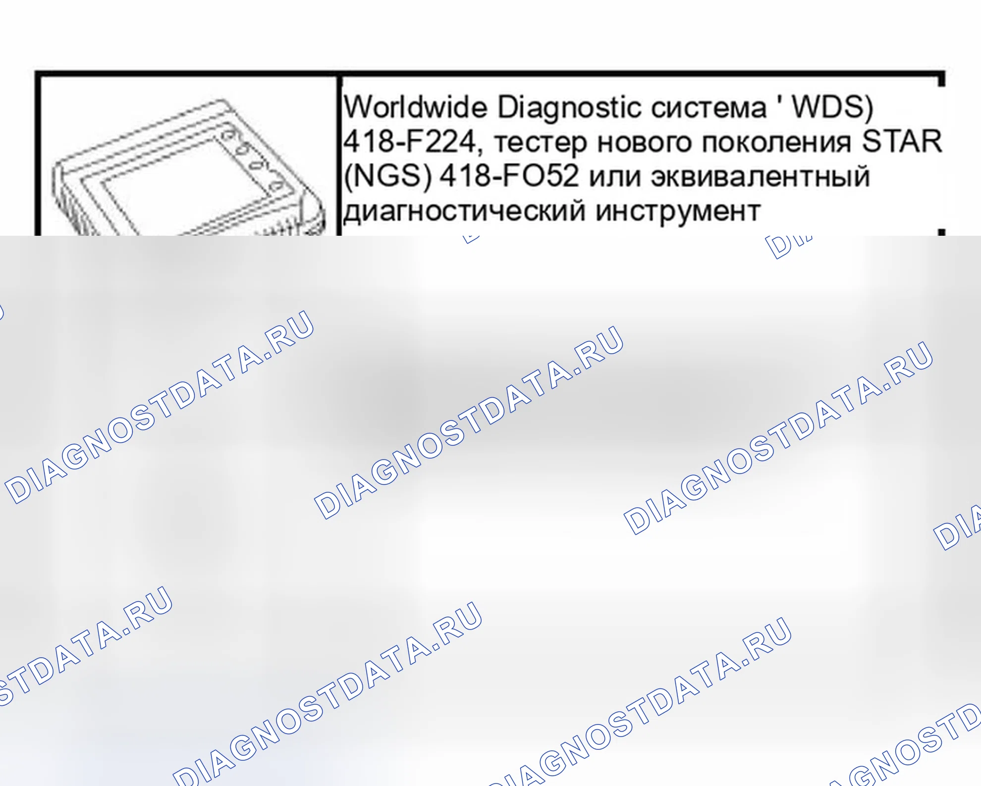 Рис. 1: Специальный инструмент (ы). Ford Thunderbird XI