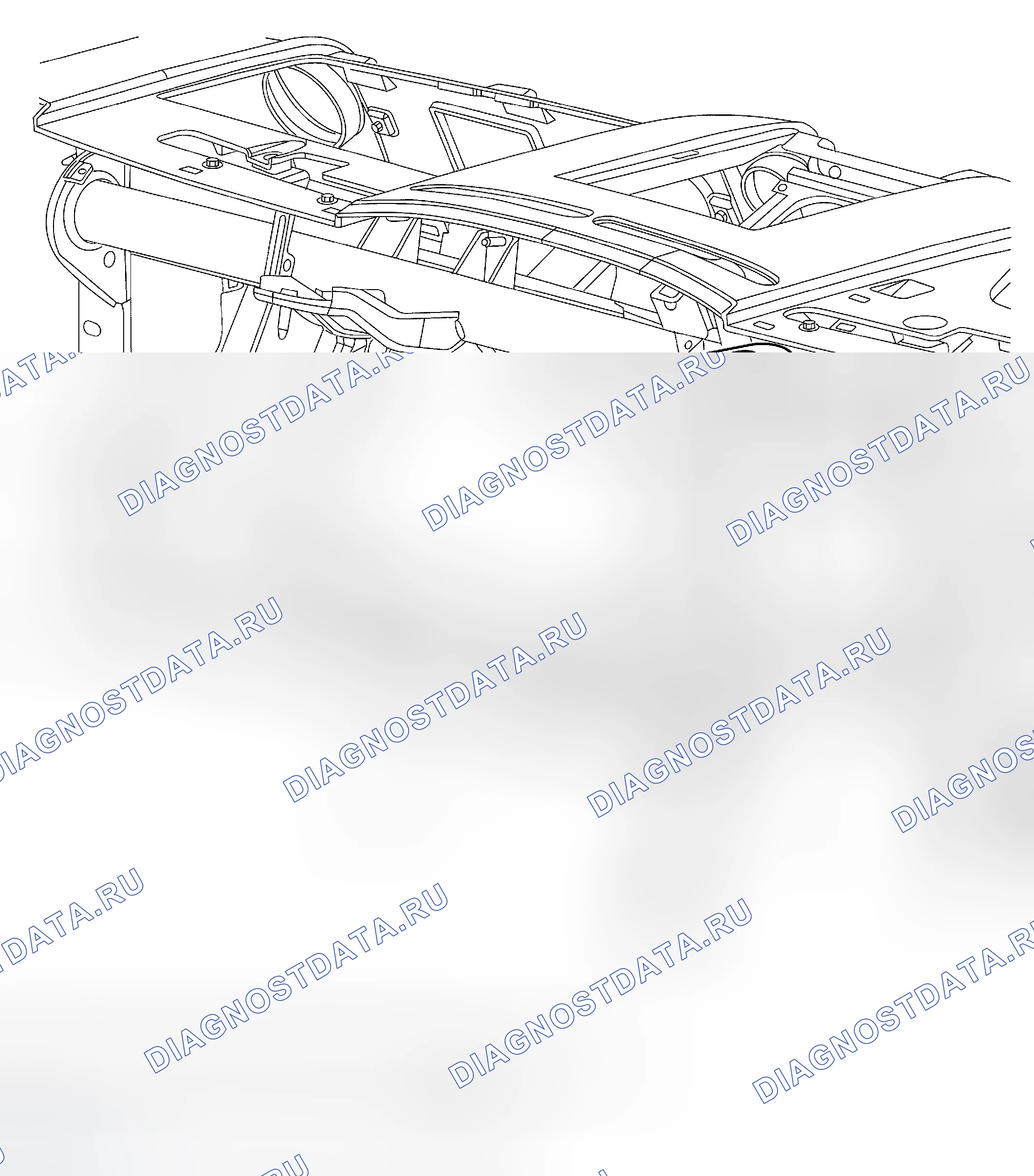 Рис. 8: Кабель ввода антенны. Ford Pickup F350 Super Duty 