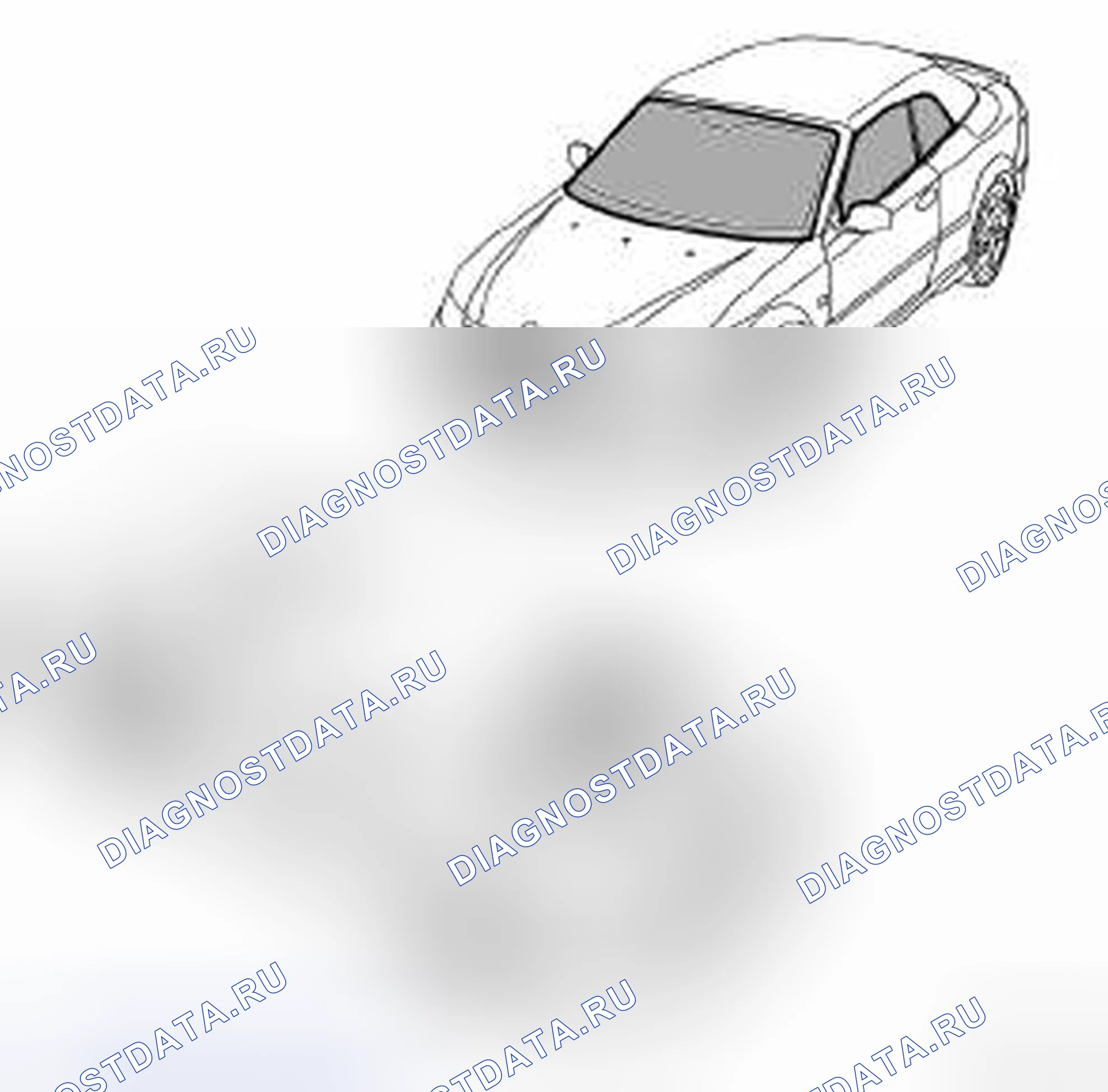 Рис. 269: Ветровое стекло, заднее и боковое окно, Cv. Kia Optima II
