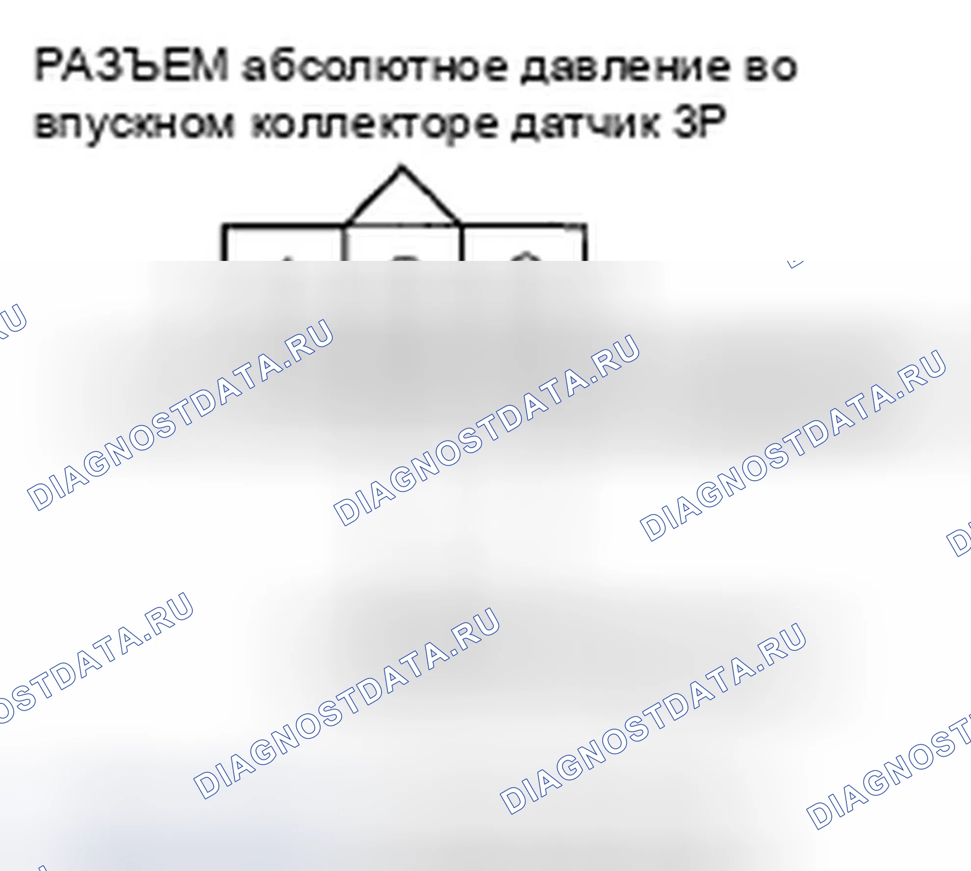 Рис. 327: P0108 расшифровка кода ошибки: высоковольтная цепь датчика абсолютное давление во впускном коллекторе. Honda Ridgeline I