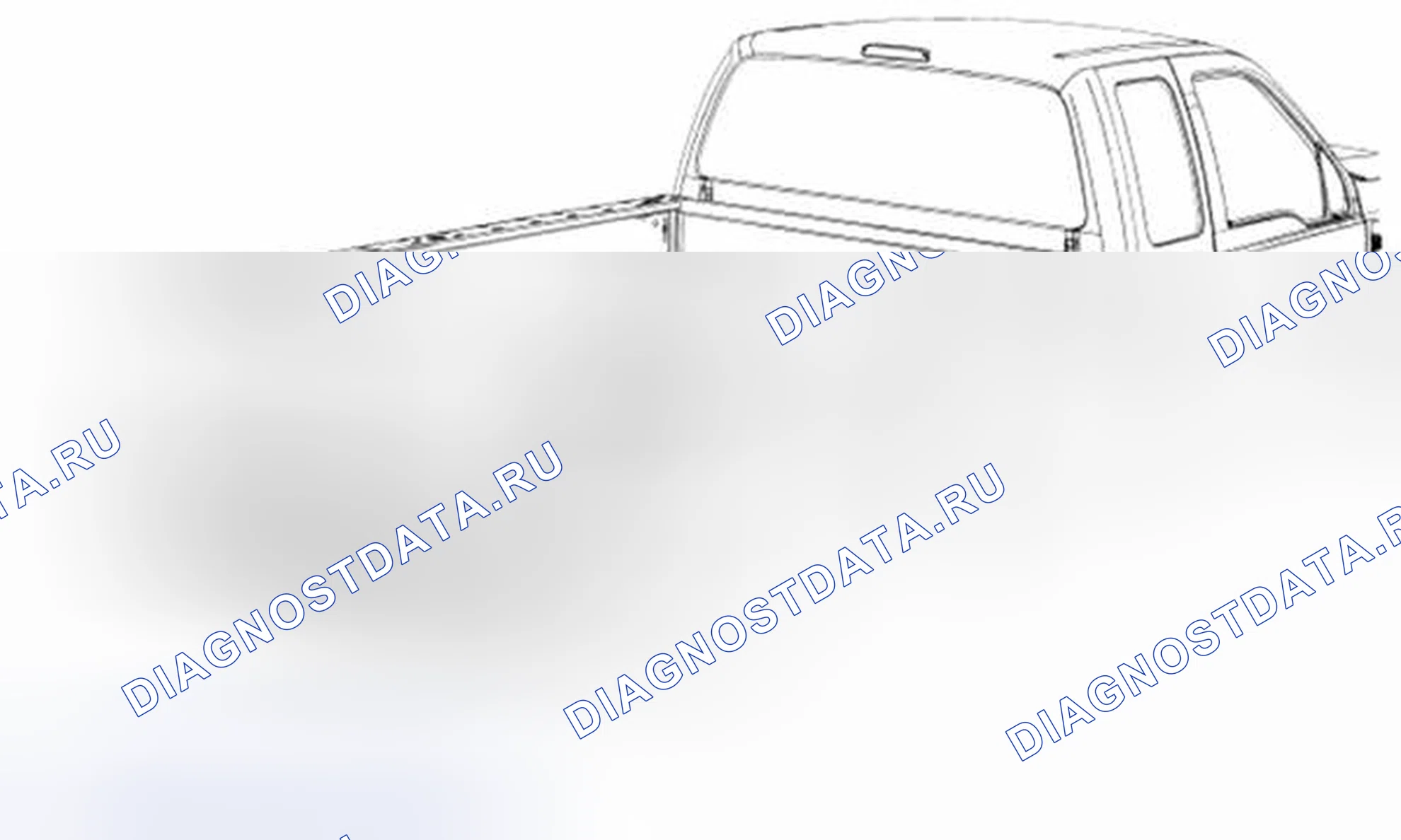 Рис. 85: Границы тела. Ford Pickup F250 Super Duty II