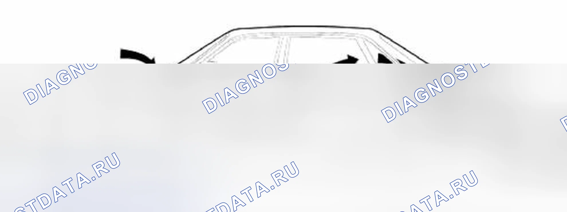 Рис. 1: Путь воздушного потока. Jaguar XJ II