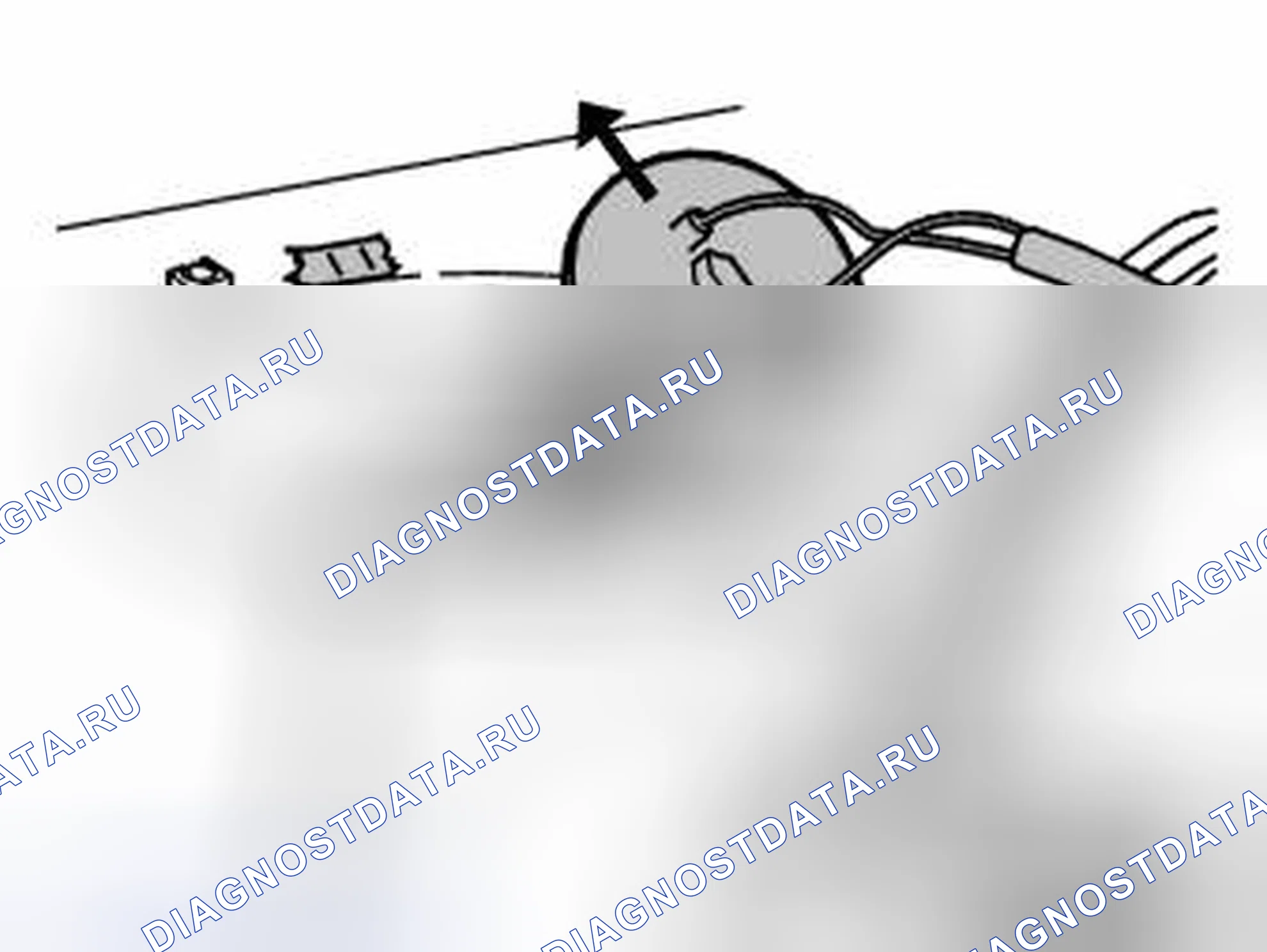 Рис. 31: Установка нового датчика уровня топлива. Volvo C70 I