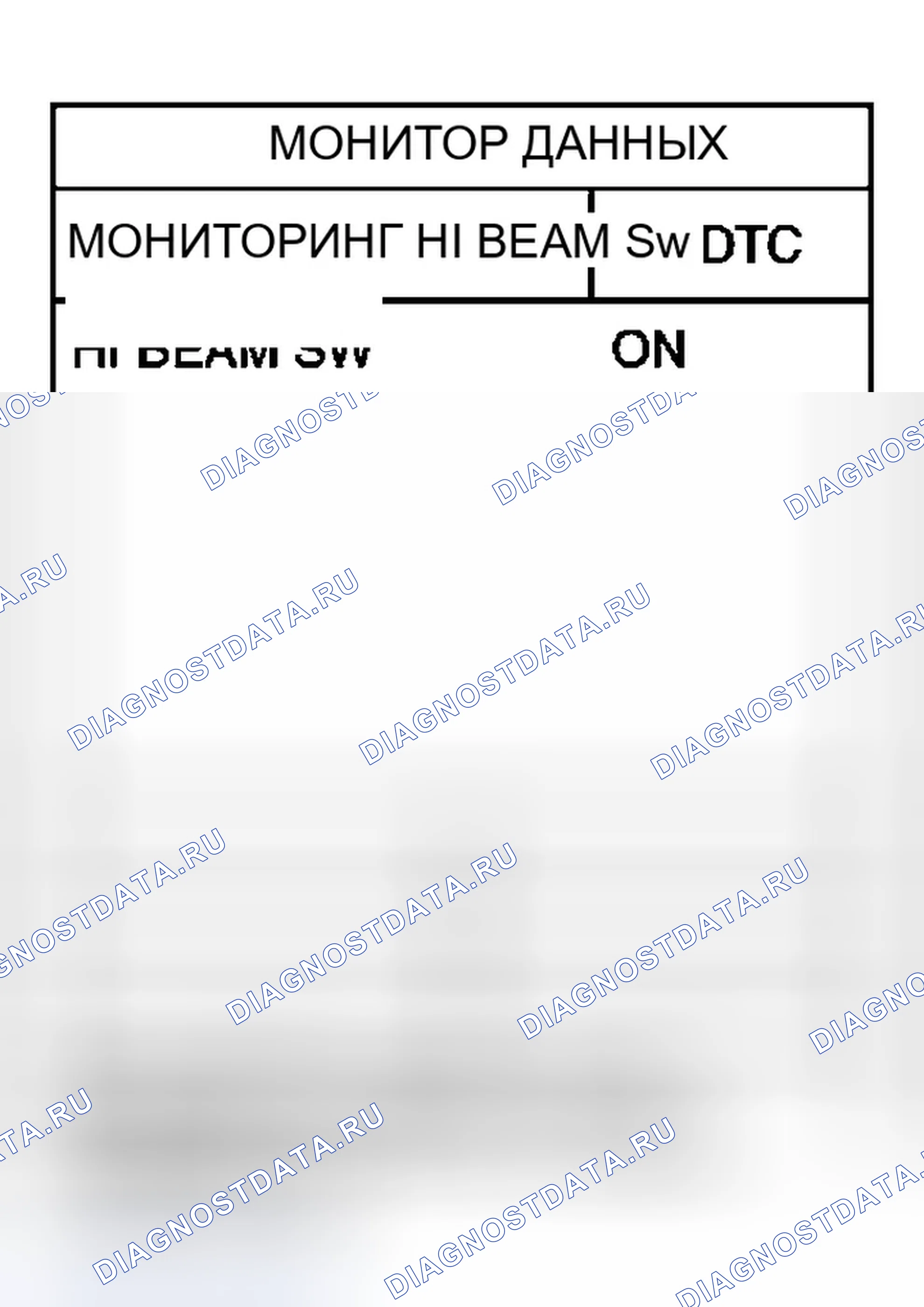 Рис. 603: Фара дальнего света не освещает (обе стороны). Infiniti G35 III