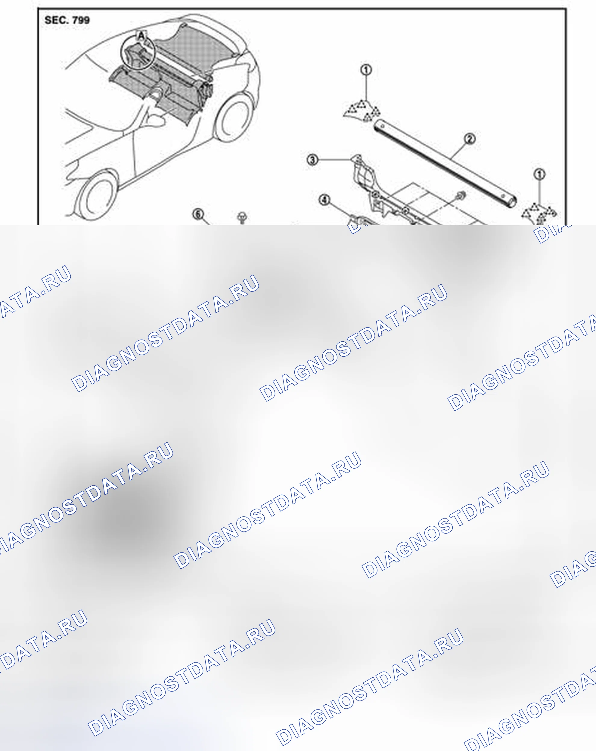 Рис. 67: Разнесенный вид. Honda MDX I