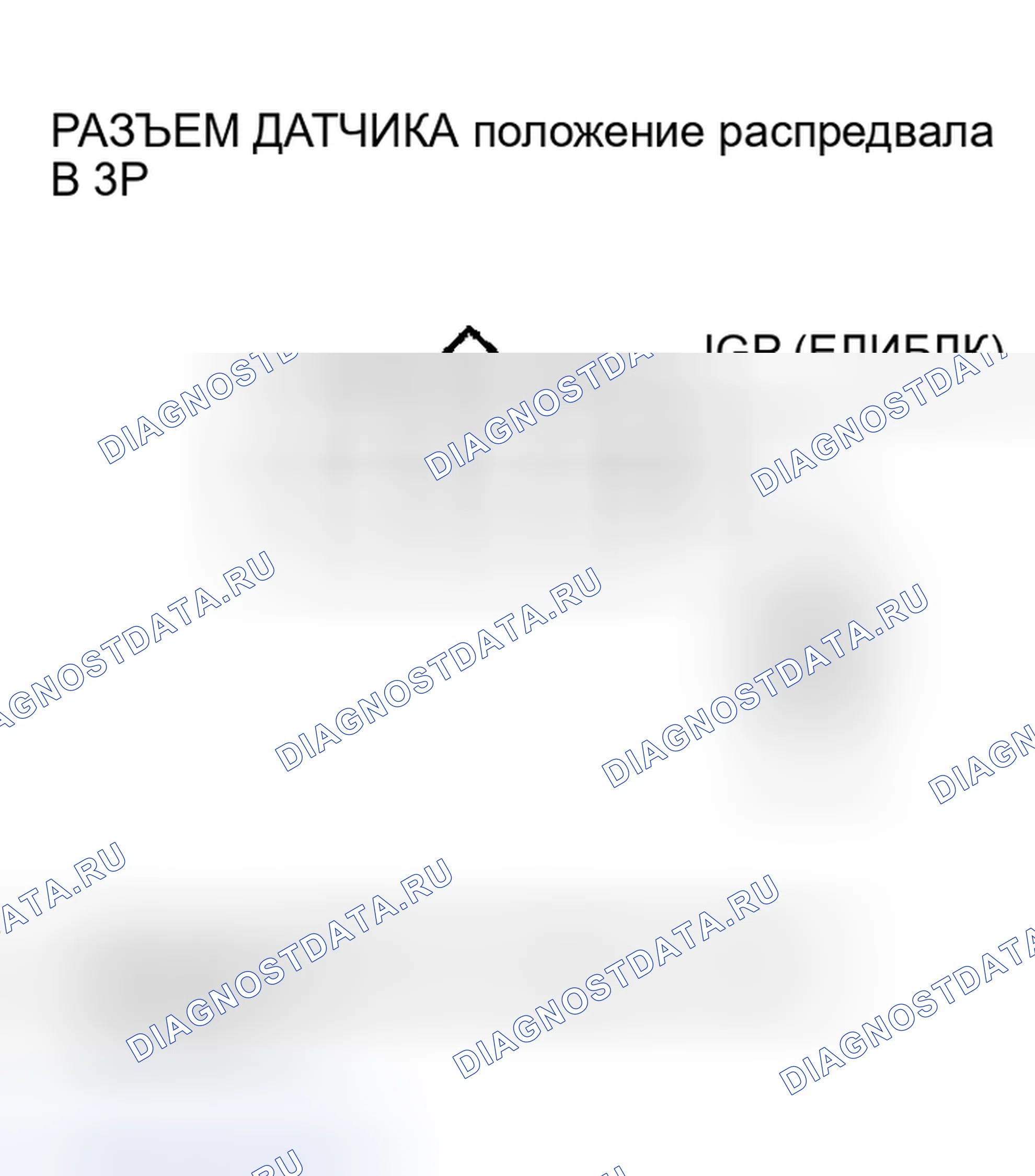 Рис. 246: P0365 расшифровка кода ошибки: датчик положение распредвала B No сигнал (модели 2005-2006 гг.). Acura RSX I