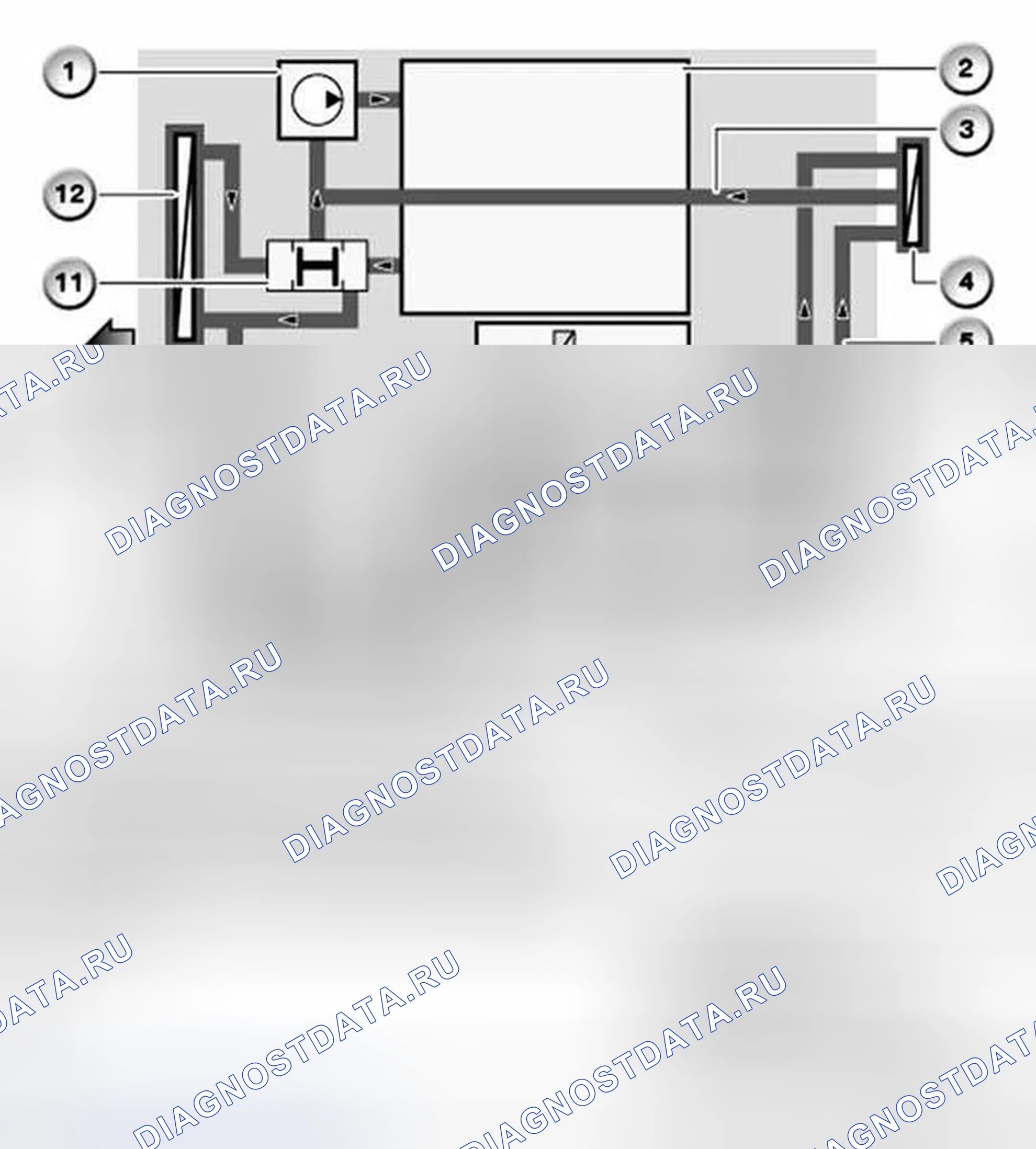 Рис. 131: Схема нагревателя, M54B22/B30 двигателя (IHKA высокий). BMW M5 E60/E61