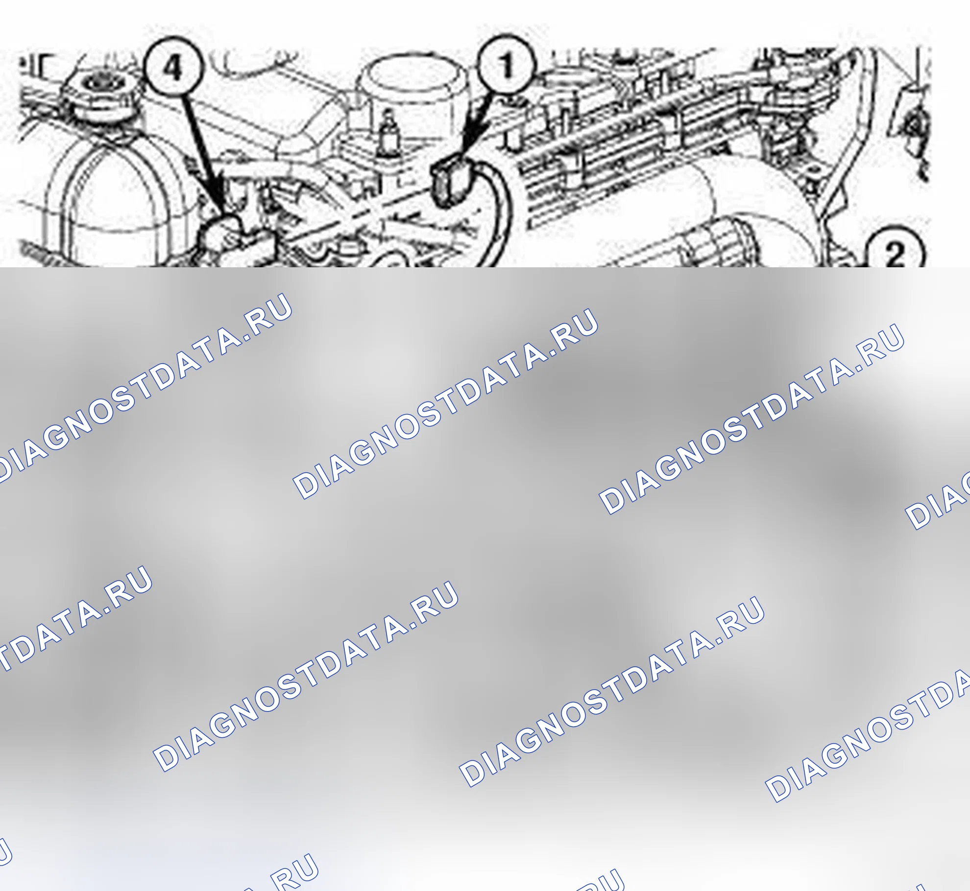 Рис. 10: ОПИСАНИЕ выпускной системы двигателя. Chrysler Town & Country V рестайлинг