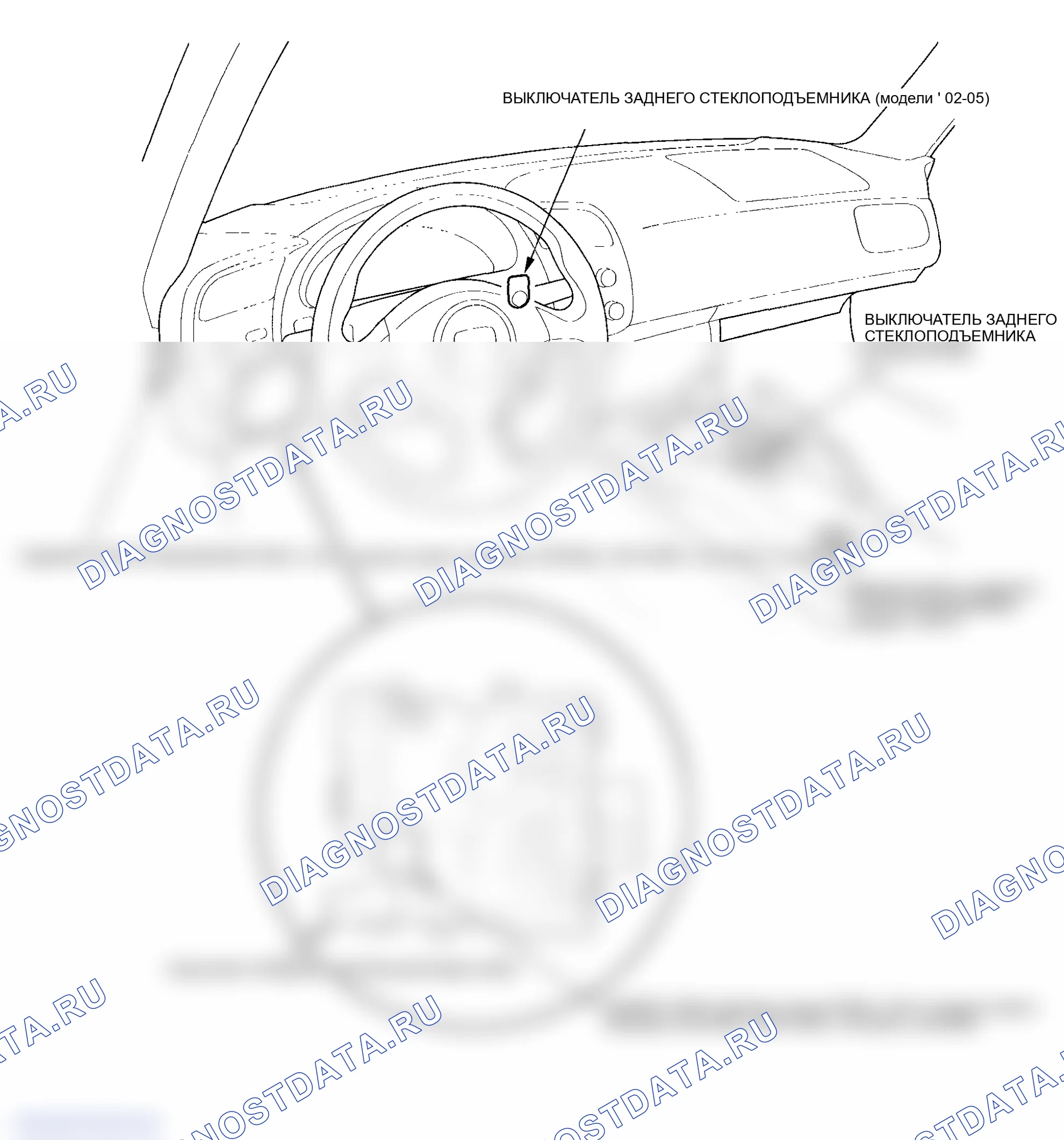 Рис. 1: Указатель расположения компонентов. Honda S2000 AP1