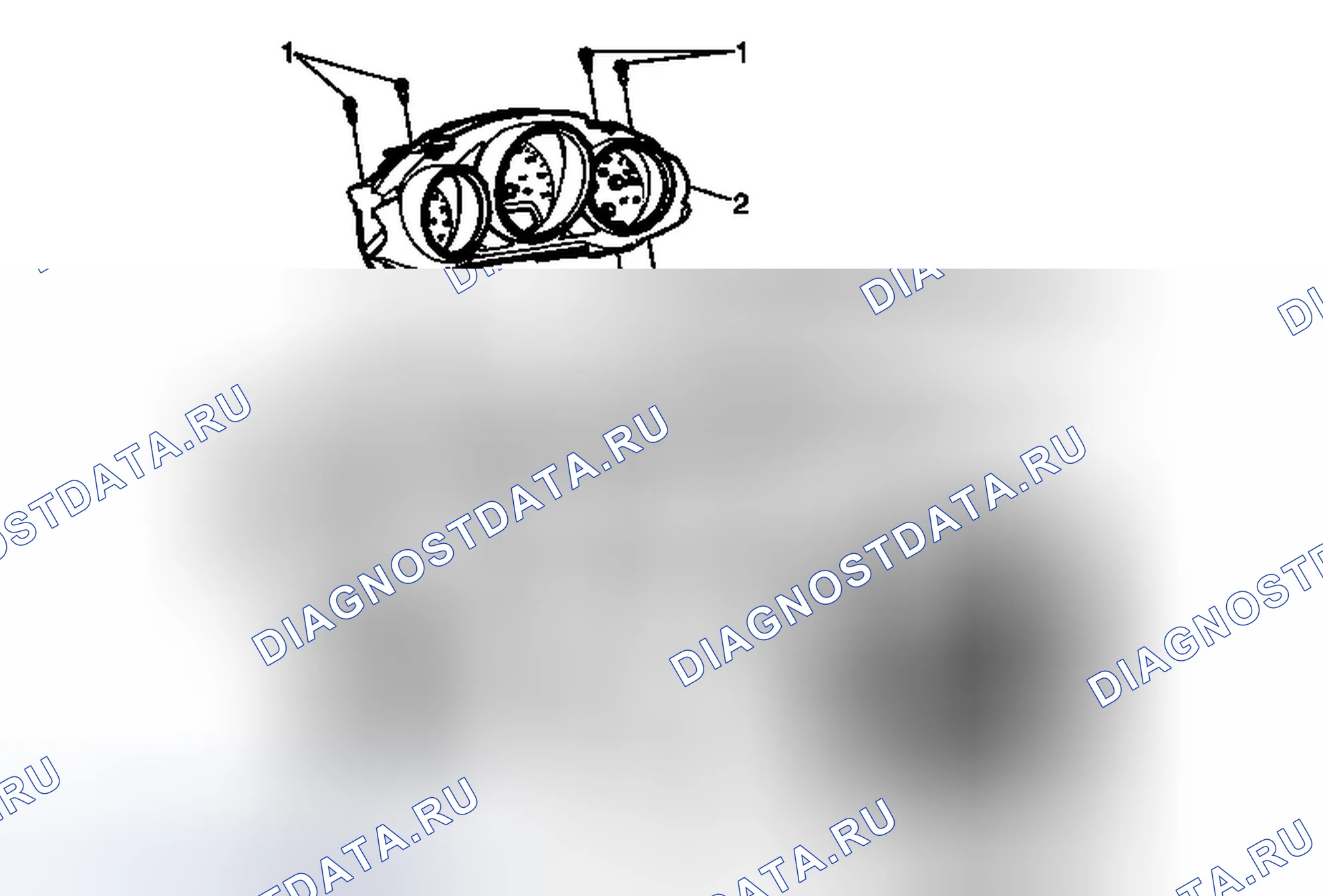 Рис. 13: Замена приборной панели (левый ручной привод). Cadillac CTS II