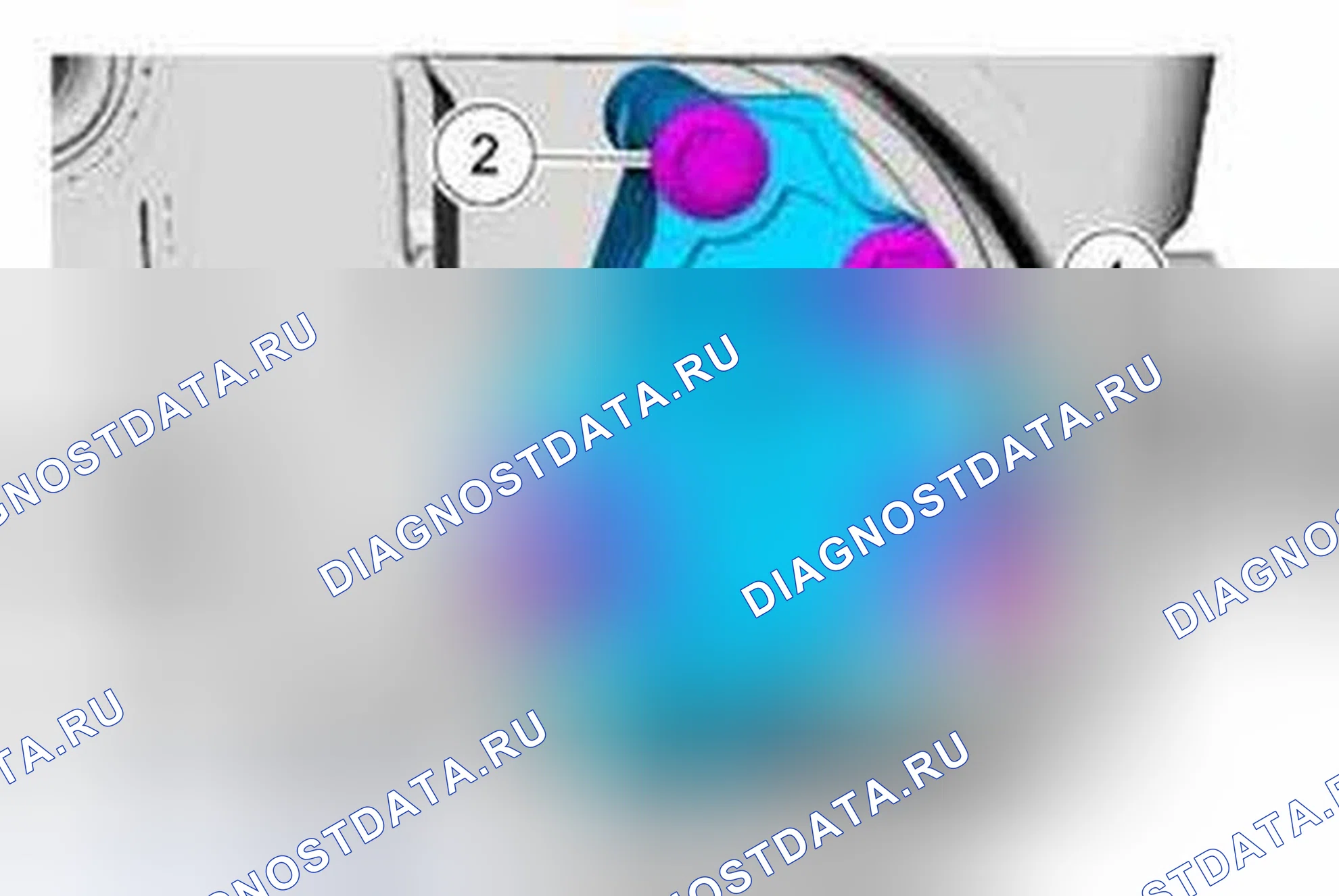 Рис. 2237: Установка. Ford Edge I рестайлинг
