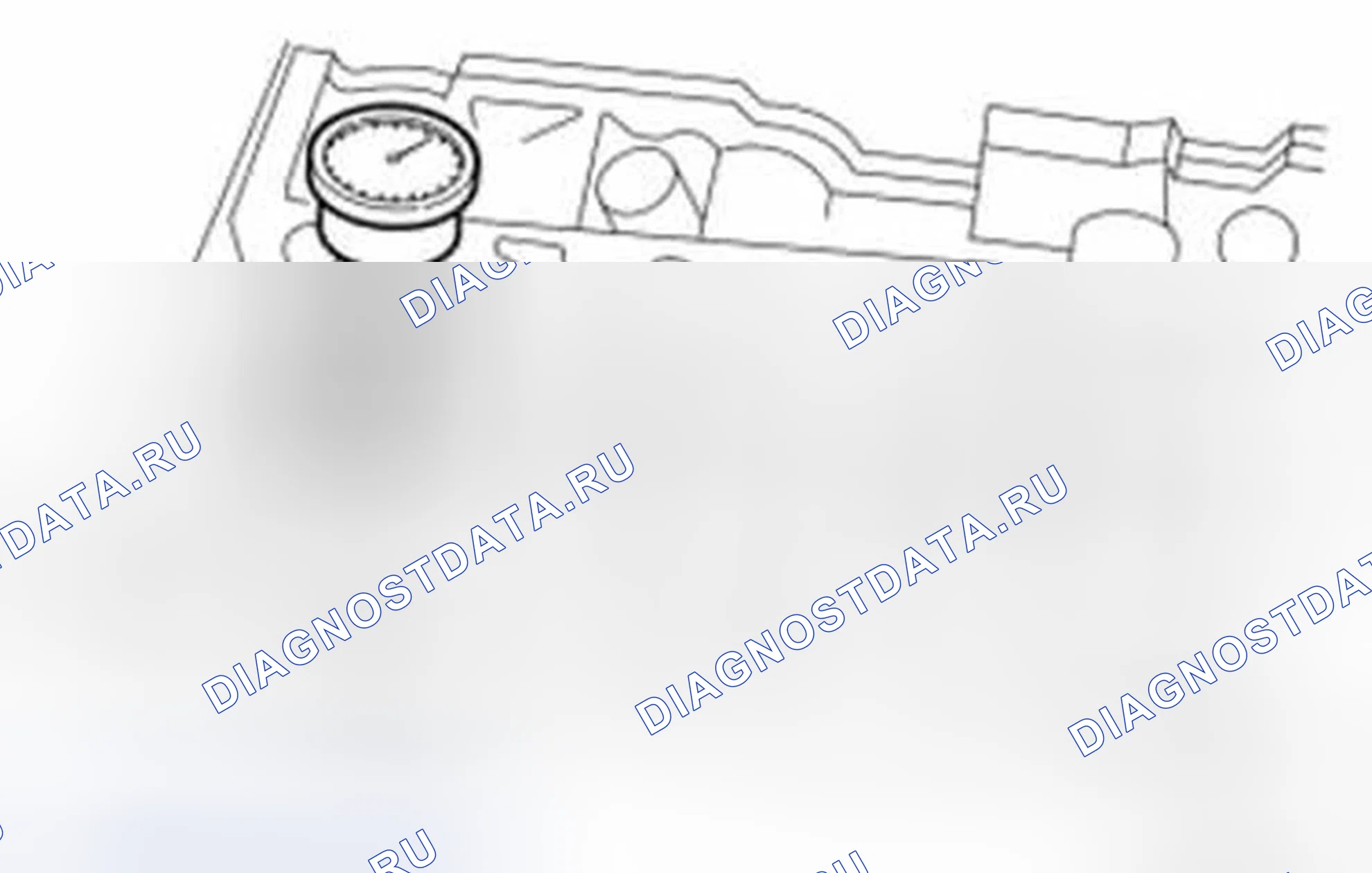 Рис. 340: Биение седла клапана. Ford Fiesta Mk6