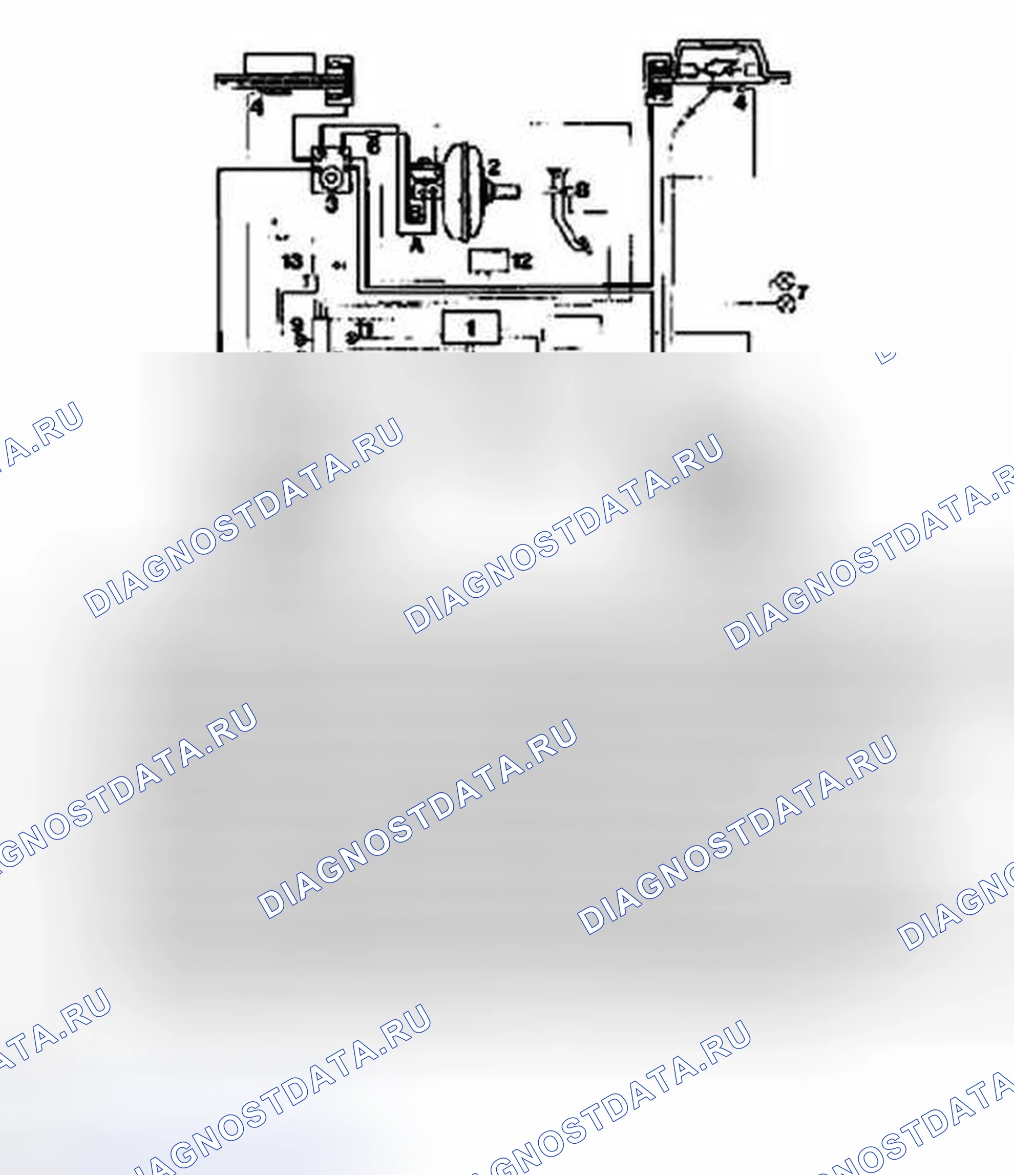 Рис. 8: Схема: ABS/TC 5.3 (4-канальная система). Porsche Boxster 986 рестайлинг