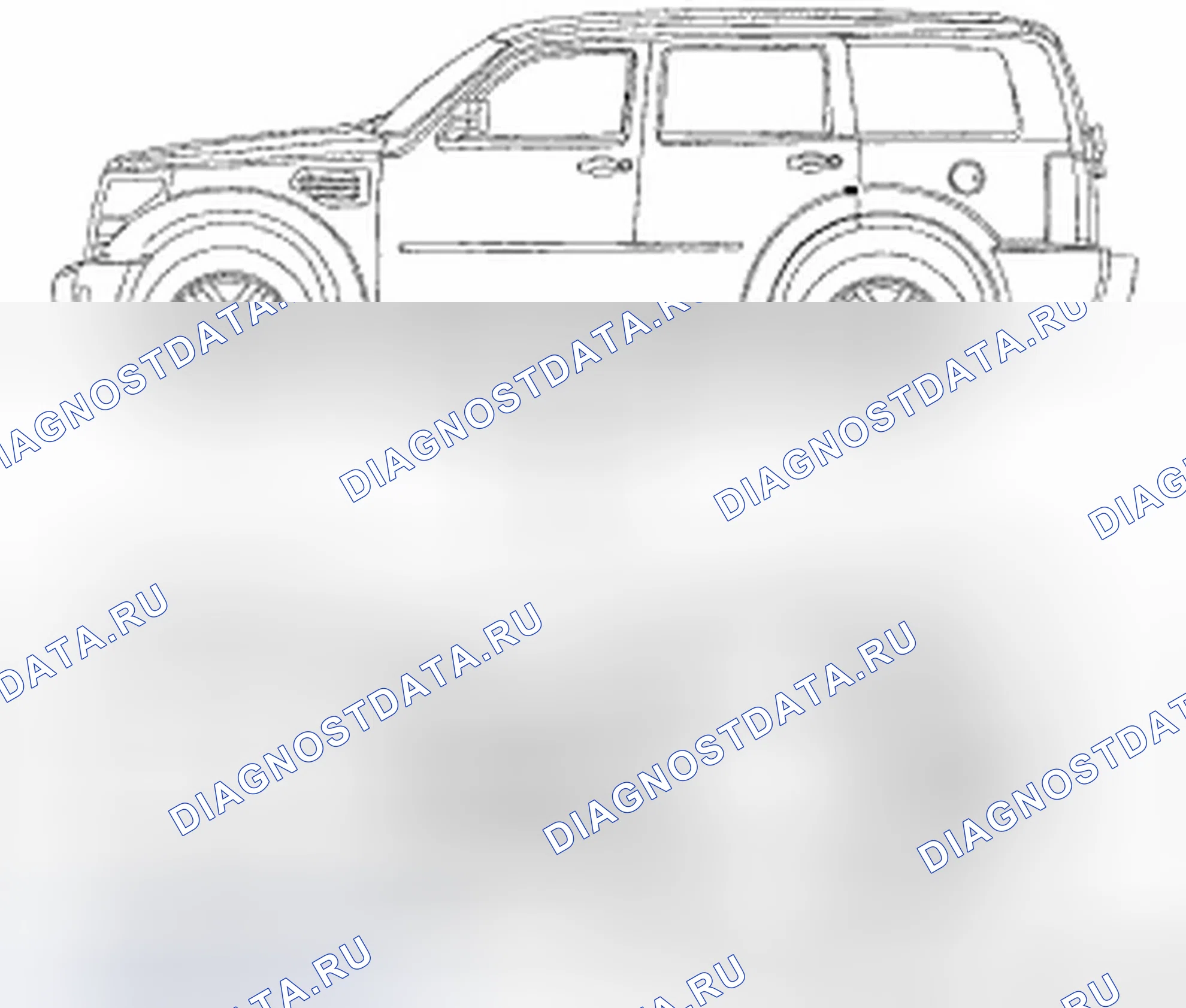 Рис. 5: РЕКОМЕНДАЦИИ ПО ПОДЪЕМУ. Dodge Nitro I