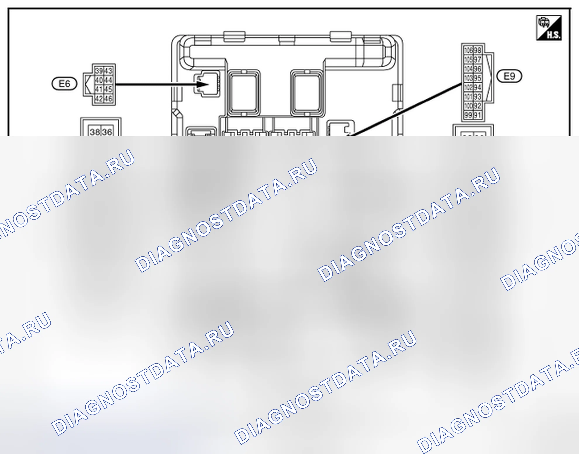 Рис. 153: КОМПОНОВКА ТЕРМИНАЛА. Infiniti FX37 II рестайлинг