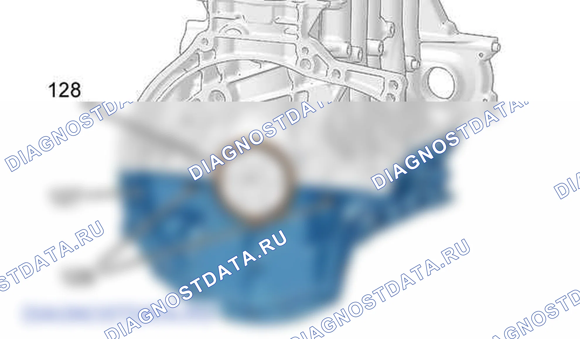 Демонтаж: двигателя — b1cg036d. Citroen C3 I