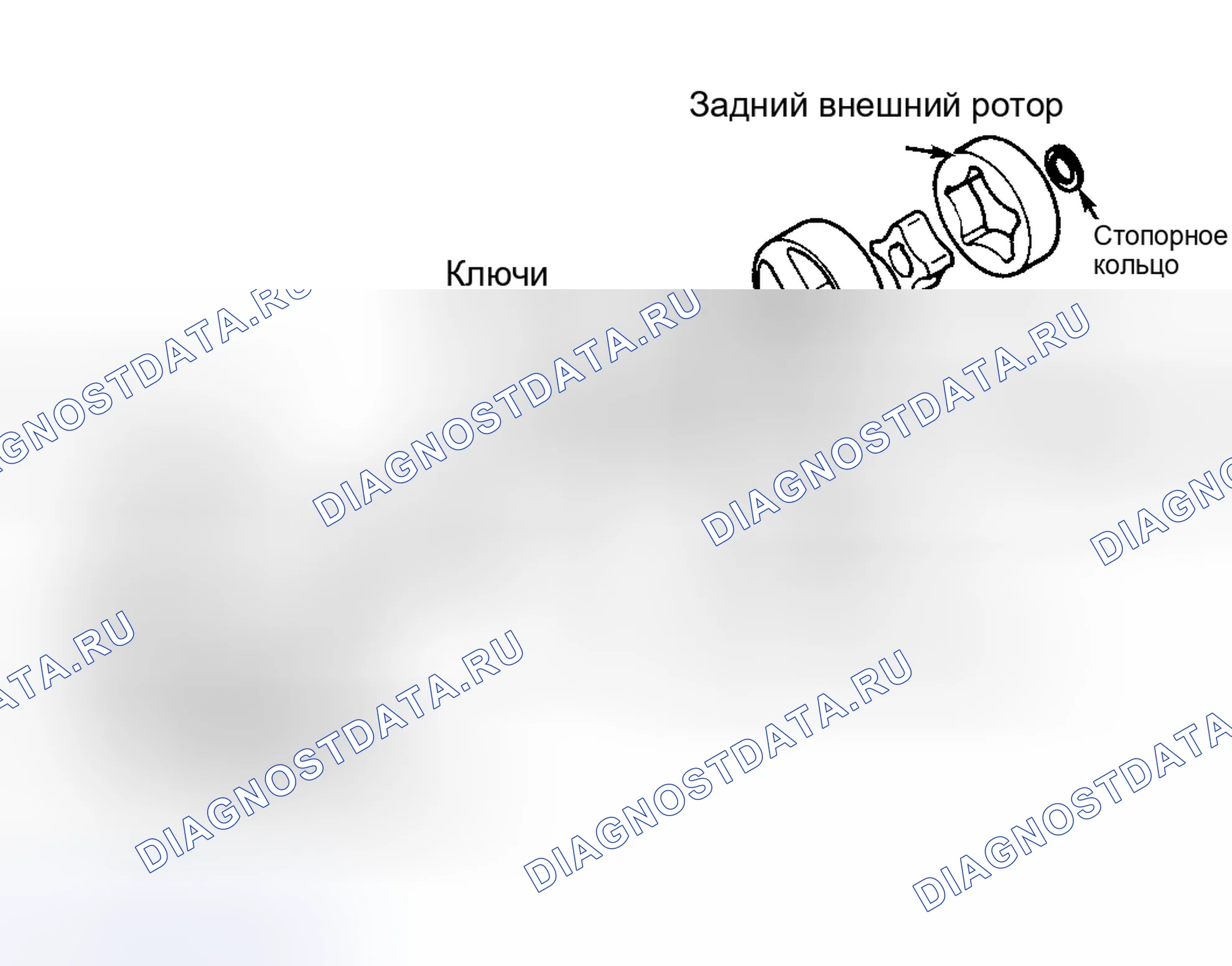 Рис. 35: Разборка и повторная сборка. Mazda RX-7 FD