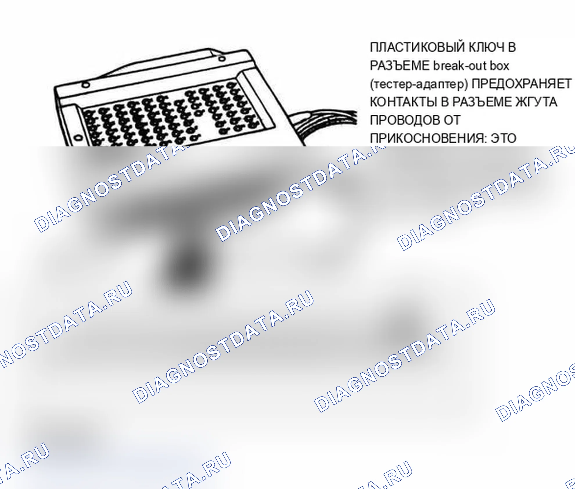 Рис. 143: 83 контакт Breakout Box (Red Face) P/N 90 88 6 614 420. BMW X5 M E70