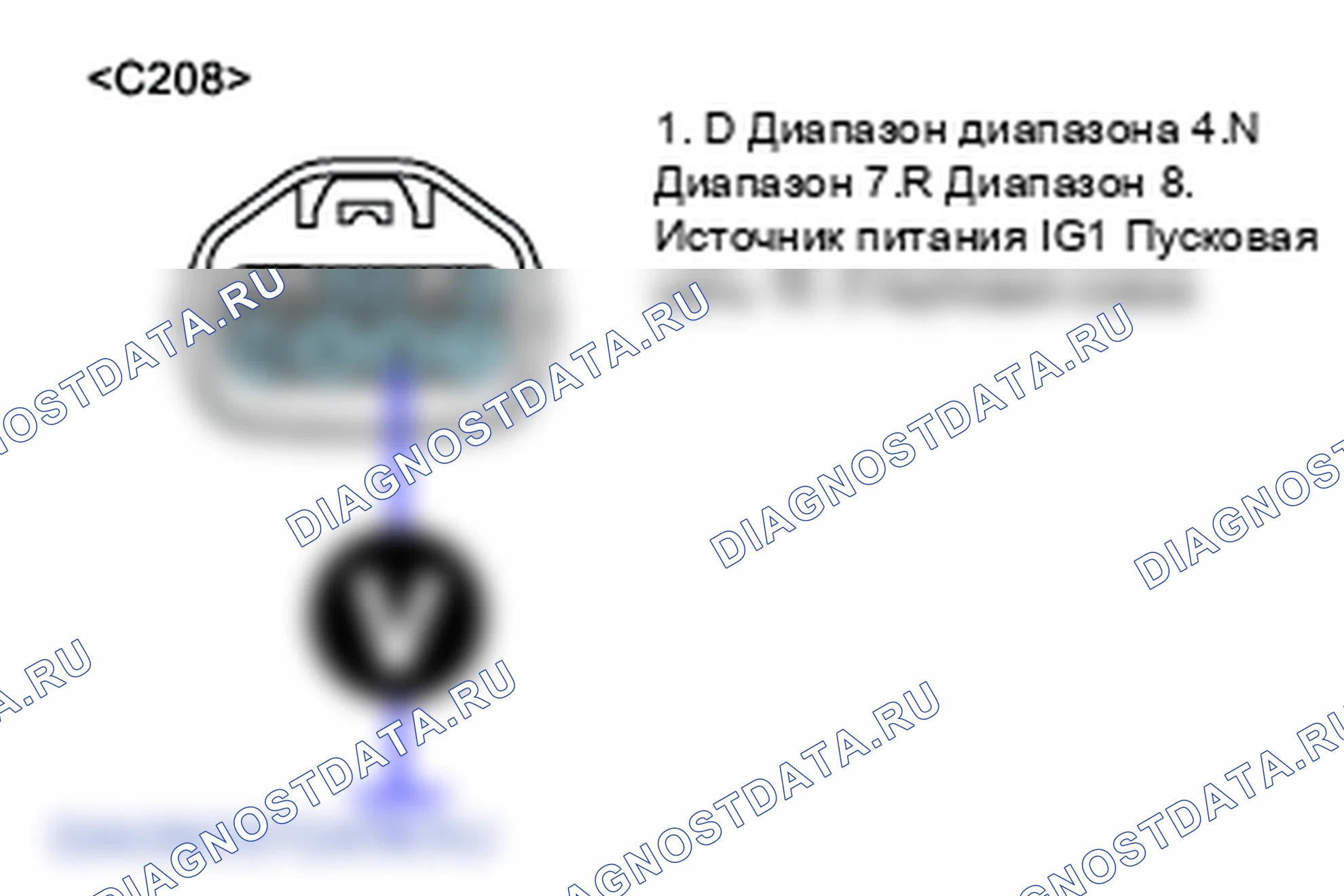 P0708: высокий уровень сигнала цепи переключателя диапазона коробка передач. Hyundai Santa Fe CM