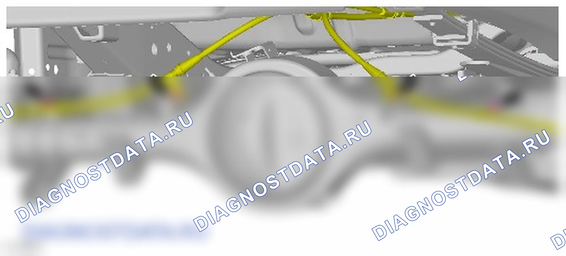 Как снять и установить привод отпускания стояночного тормоза. Ford Ranger T6