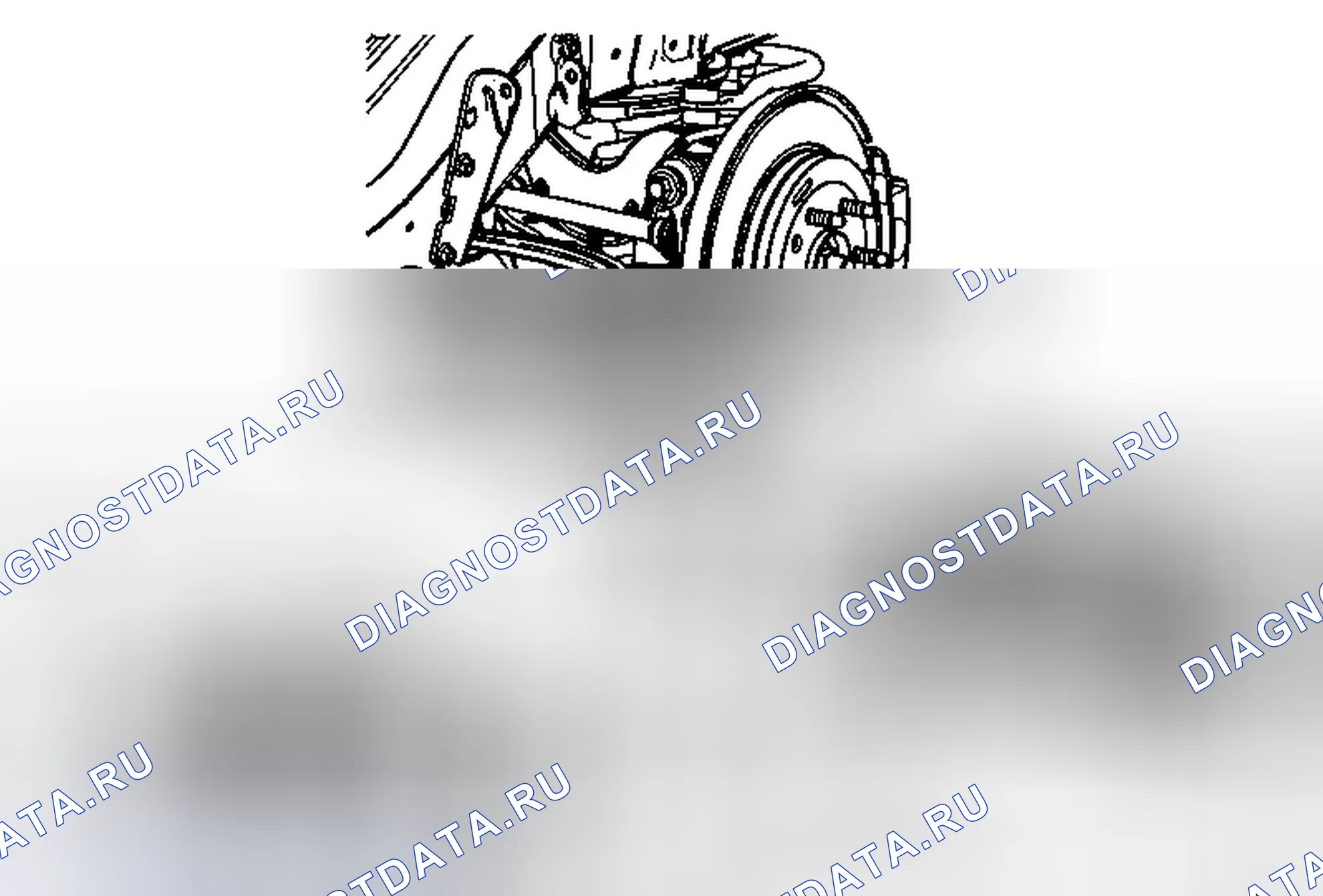 Рис. 6: Замена амортизатора. Chevrolet Traverse I