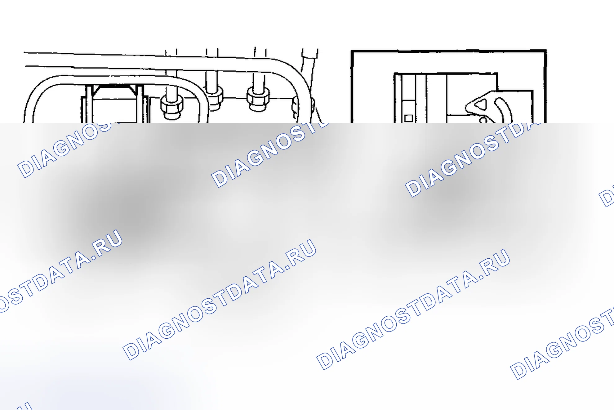Рис. 27: Примечание по снятию разъема. Mazda 5 I