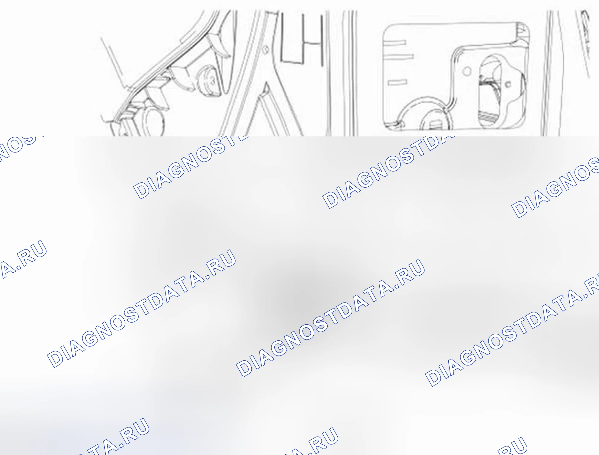 Рис. 18: Модуль обнаружения боковых препятствий (SOD). Ford Edge I рестайлинг