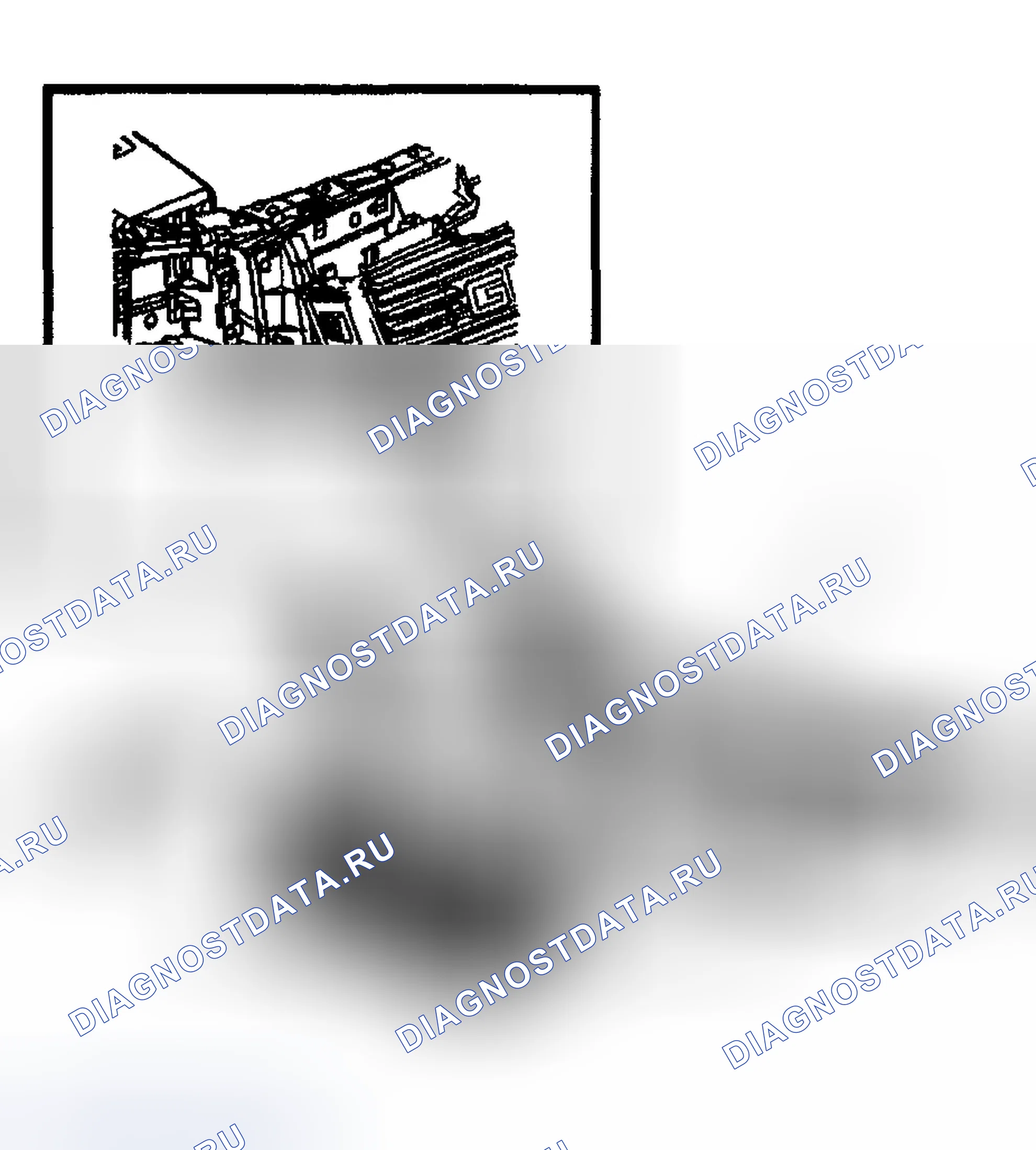 Рис. 3: Порядок демонтажа. Chevrolet TrailBlazer I