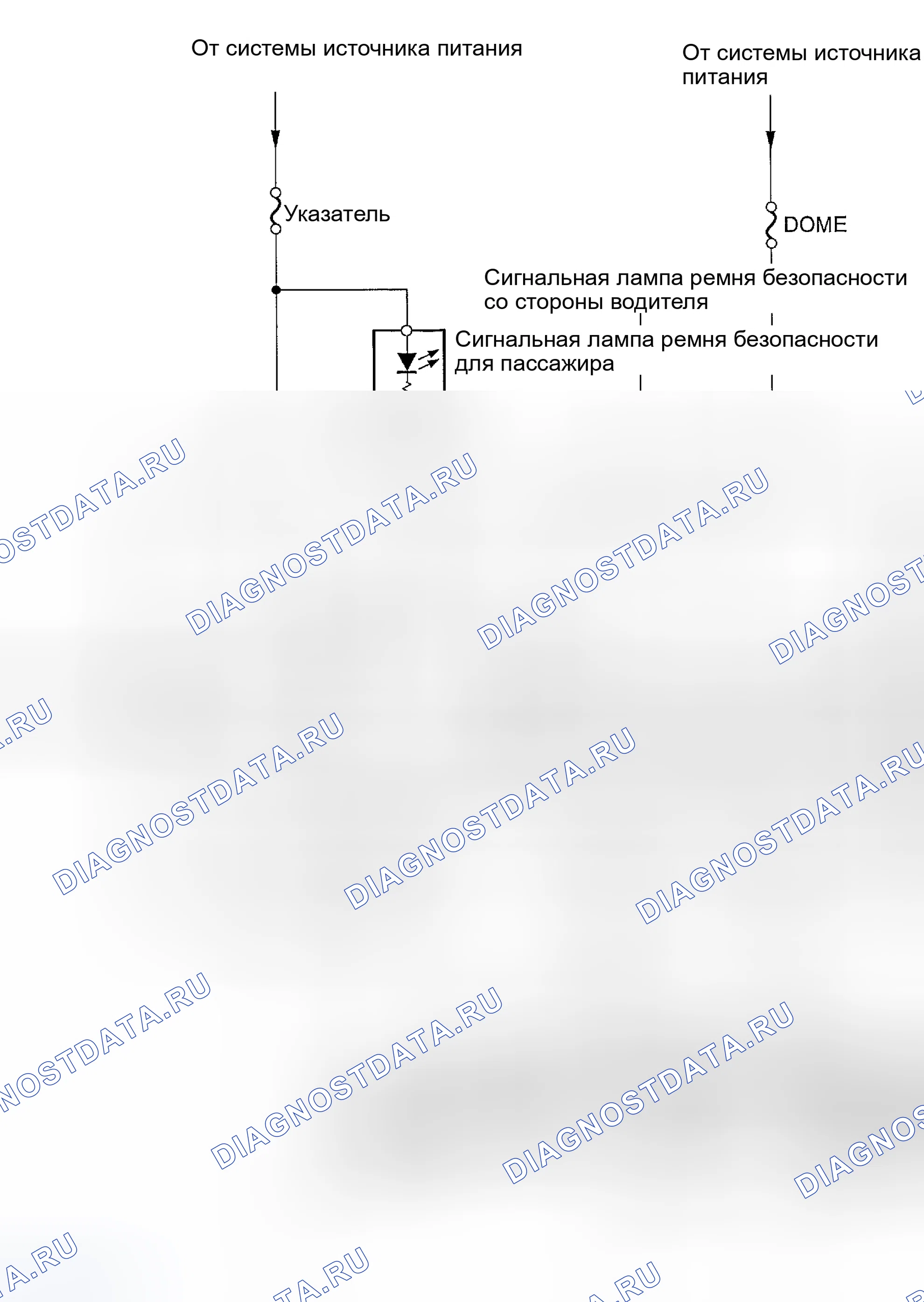 Рис. 3: СХЕМА СИСТЕМЫ. Toyota Prius II
