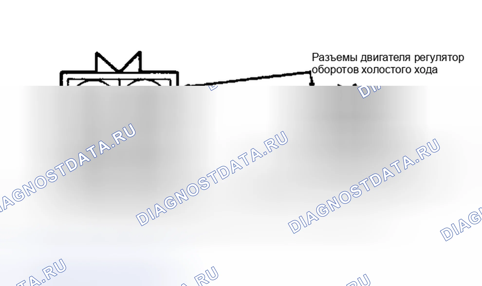 Рис. 12: Испытание двигателя регулятор оборотов холостого хода (Galant 2.0L Двойной верхний распредвал (DOHC), Mirage 1.6L и Montero). Mitsubishi Galant VI