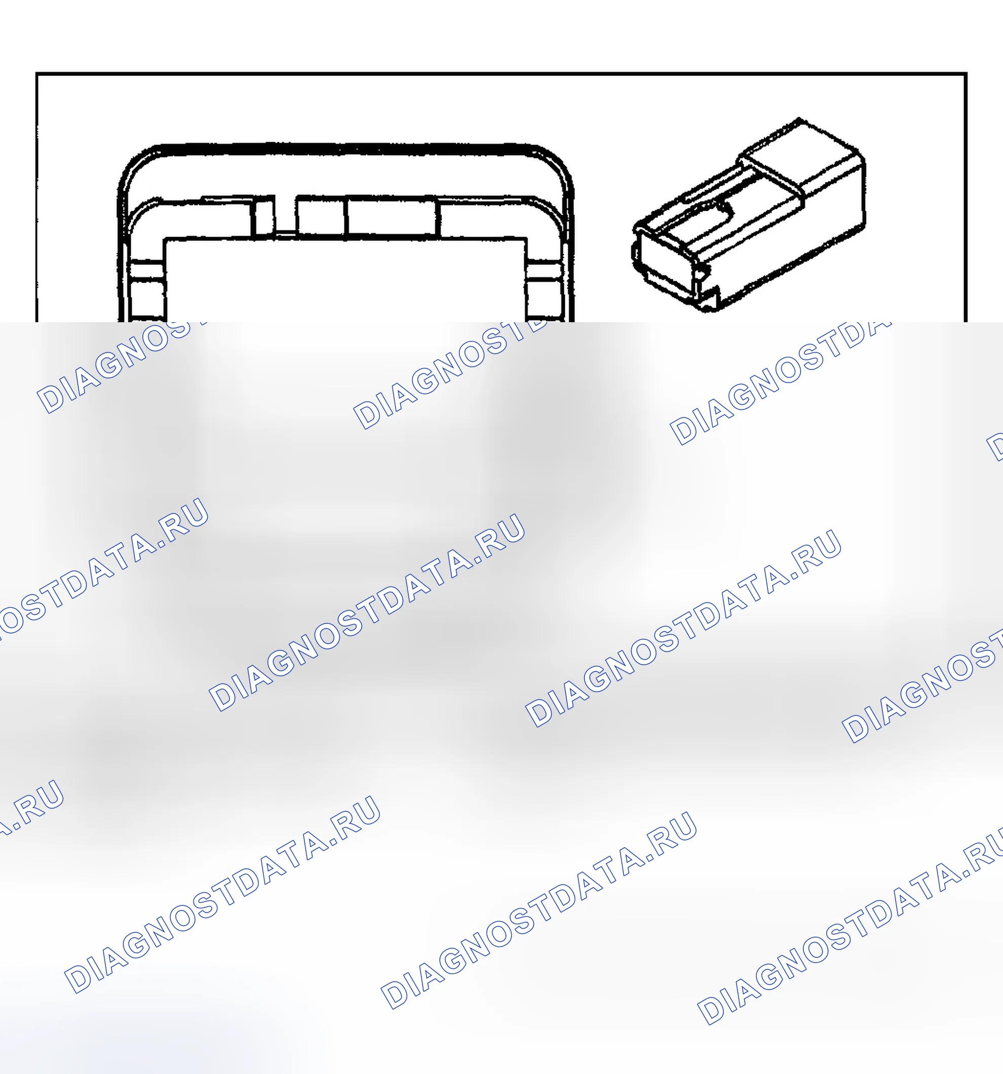 Рис. 9: Задний стеклоподъемник C2. Chevrolet TrailBlazer I